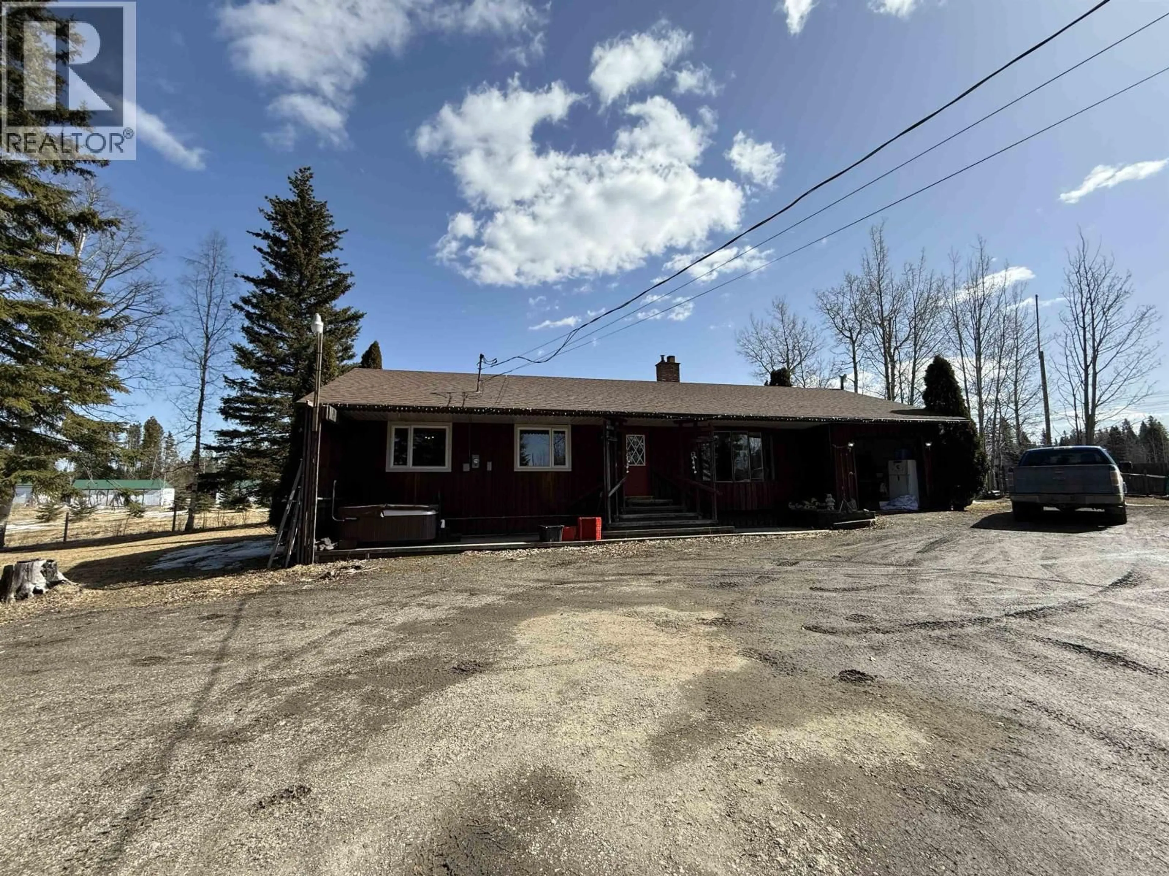 A pic from outside/outdoor area/front of a property/back of a property/a pic from drone, building for 5924 16 HIGHWAY, Prince George British Columbia V2N6K1