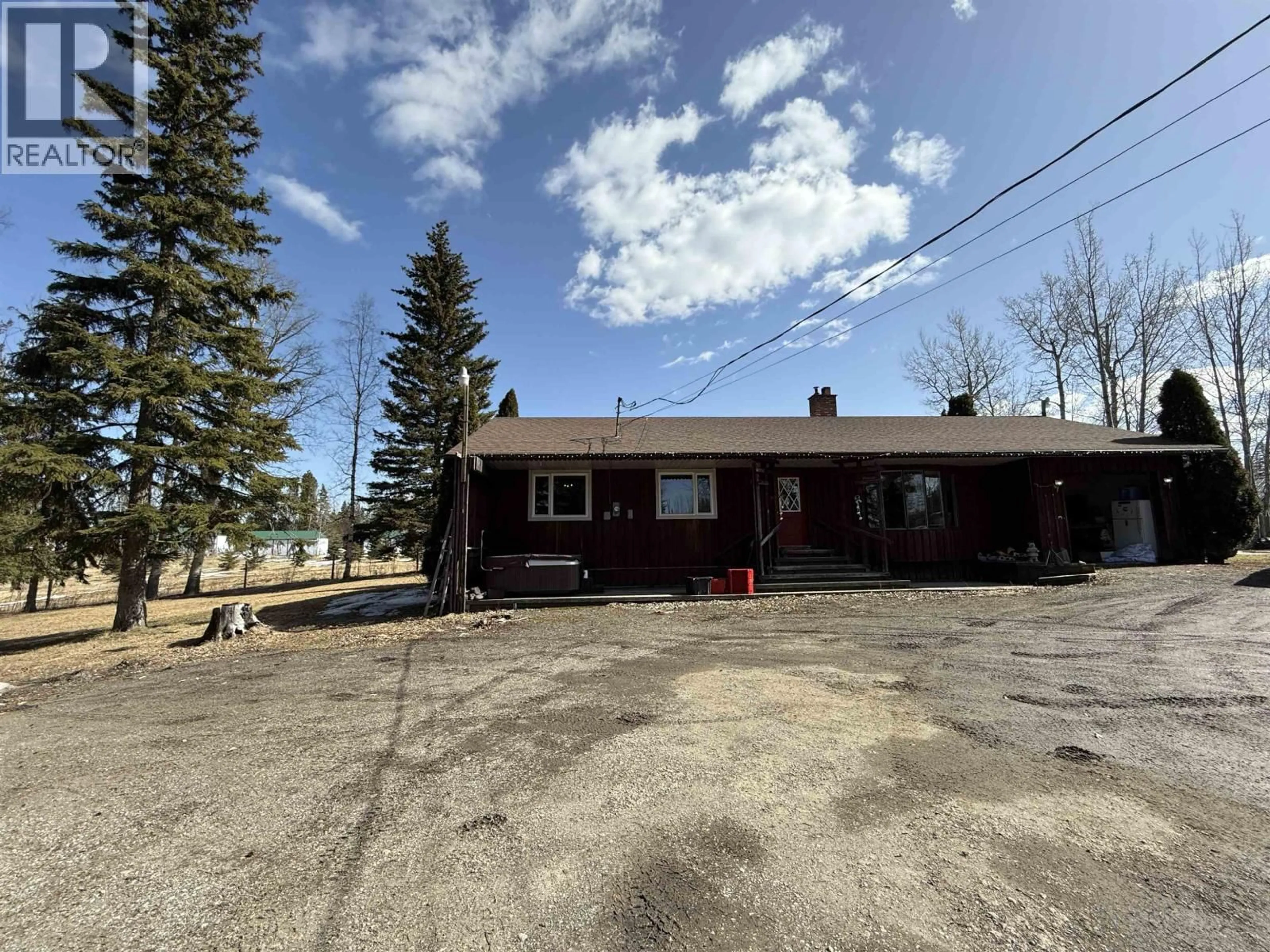A pic from outside/outdoor area/front of a property/back of a property/a pic from drone, unknown for 5924 16 HIGHWAY, Prince George British Columbia V2N6K1