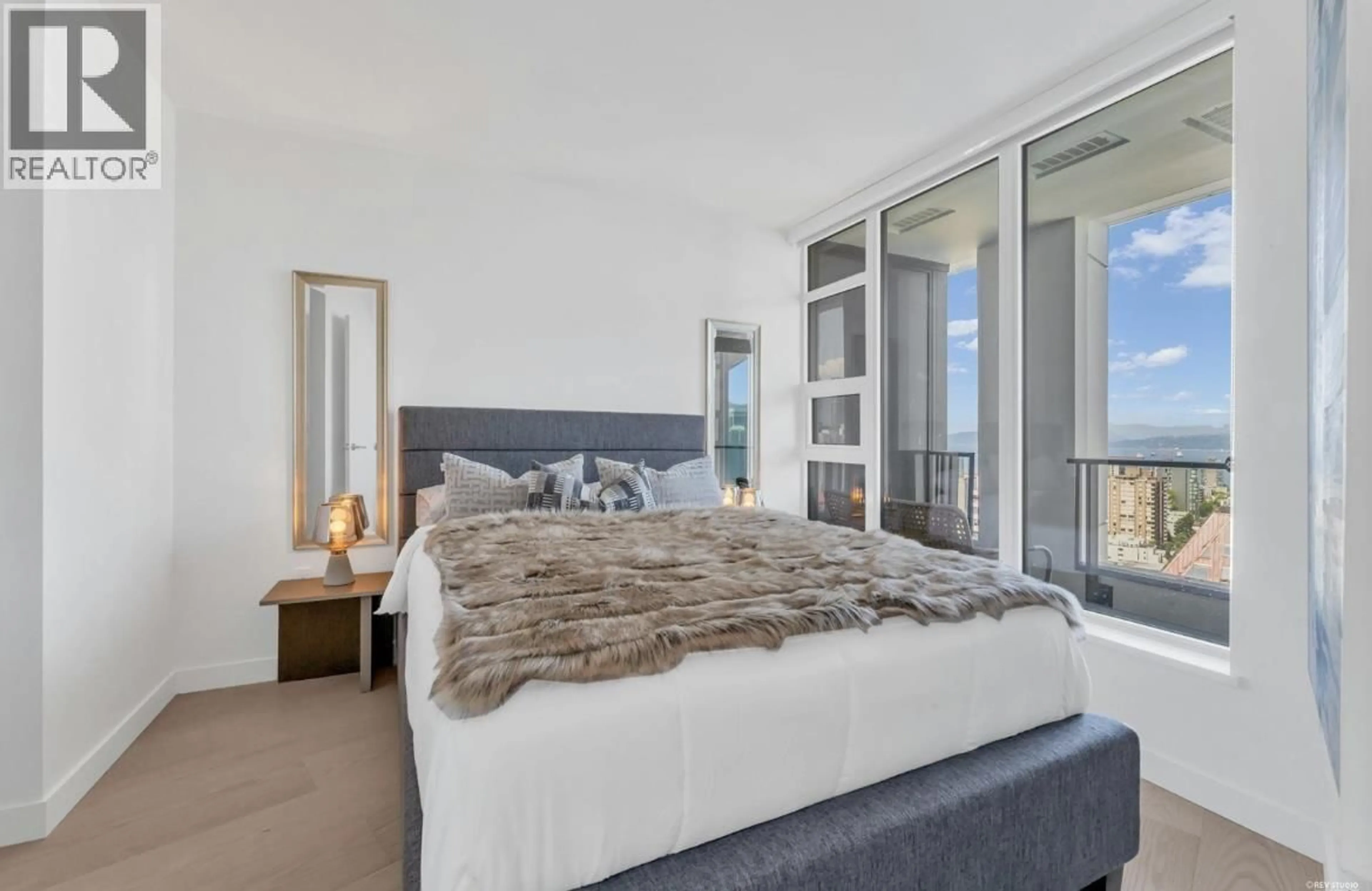 Bedroom with bed, unknown for 2802 - 1289 HORNBY STREET, Vancouver British Columbia V6Z0G7
