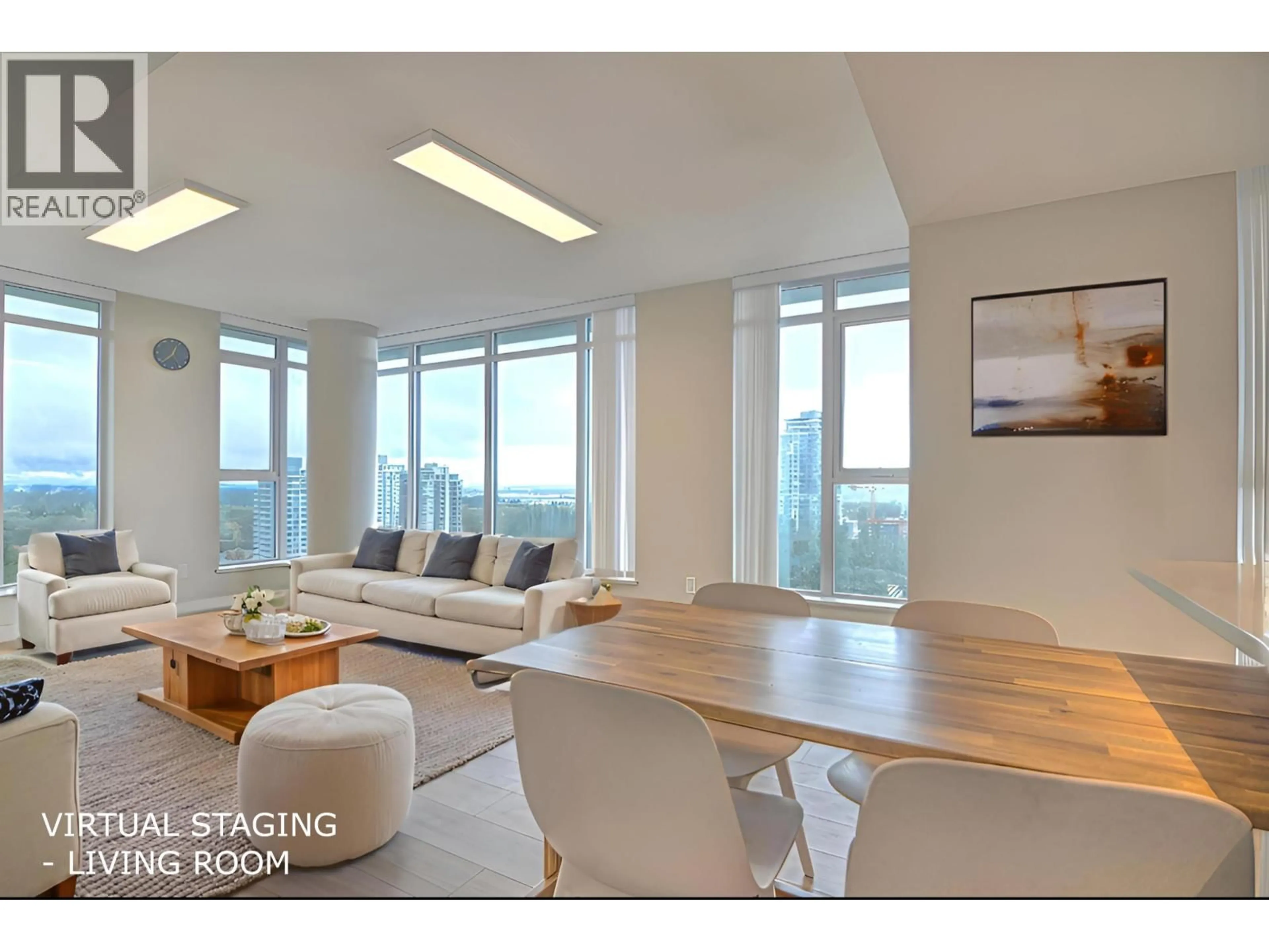 Living room with furniture, unknown for 2405 - 1182 WESTWOOD STREET, Coquitlam British Columbia V3B0T9