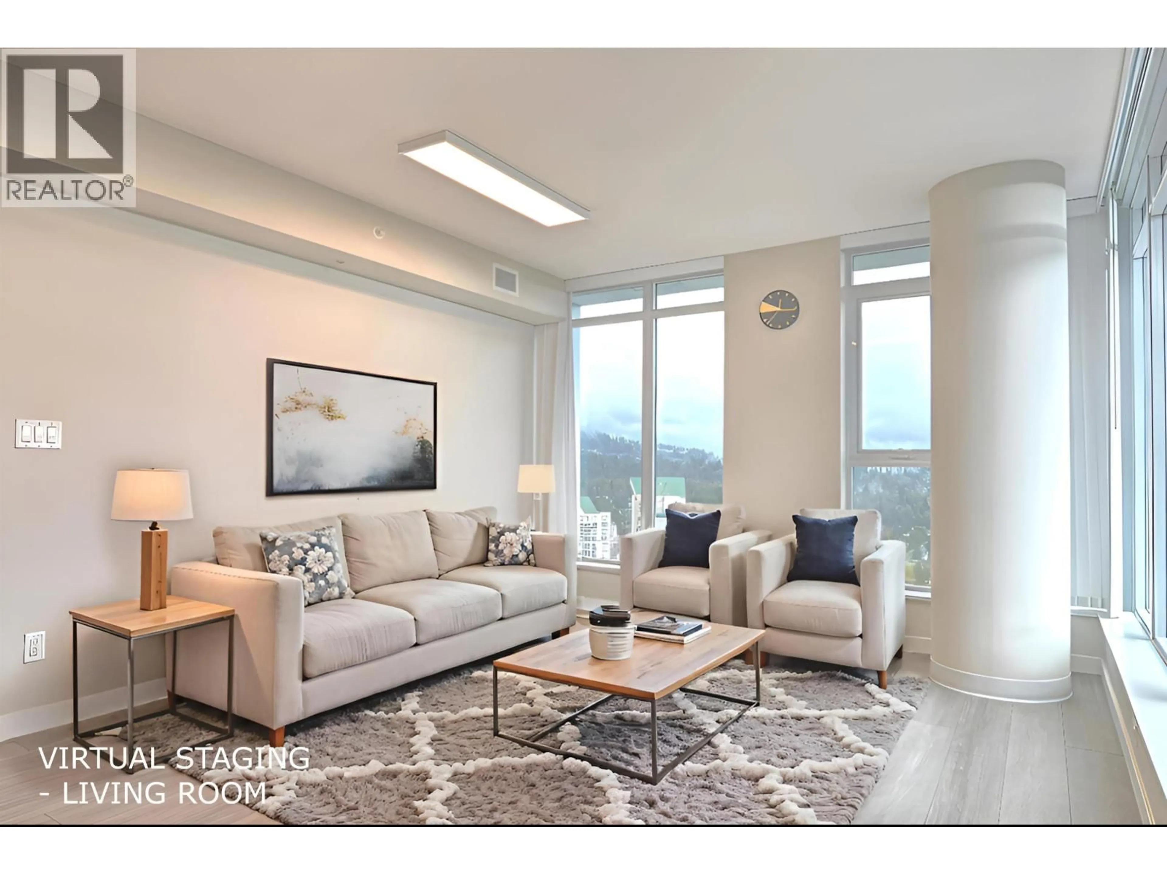 Living room with furniture, unknown for 2405 - 1182 WESTWOOD STREET, Coquitlam British Columbia V3B0T9