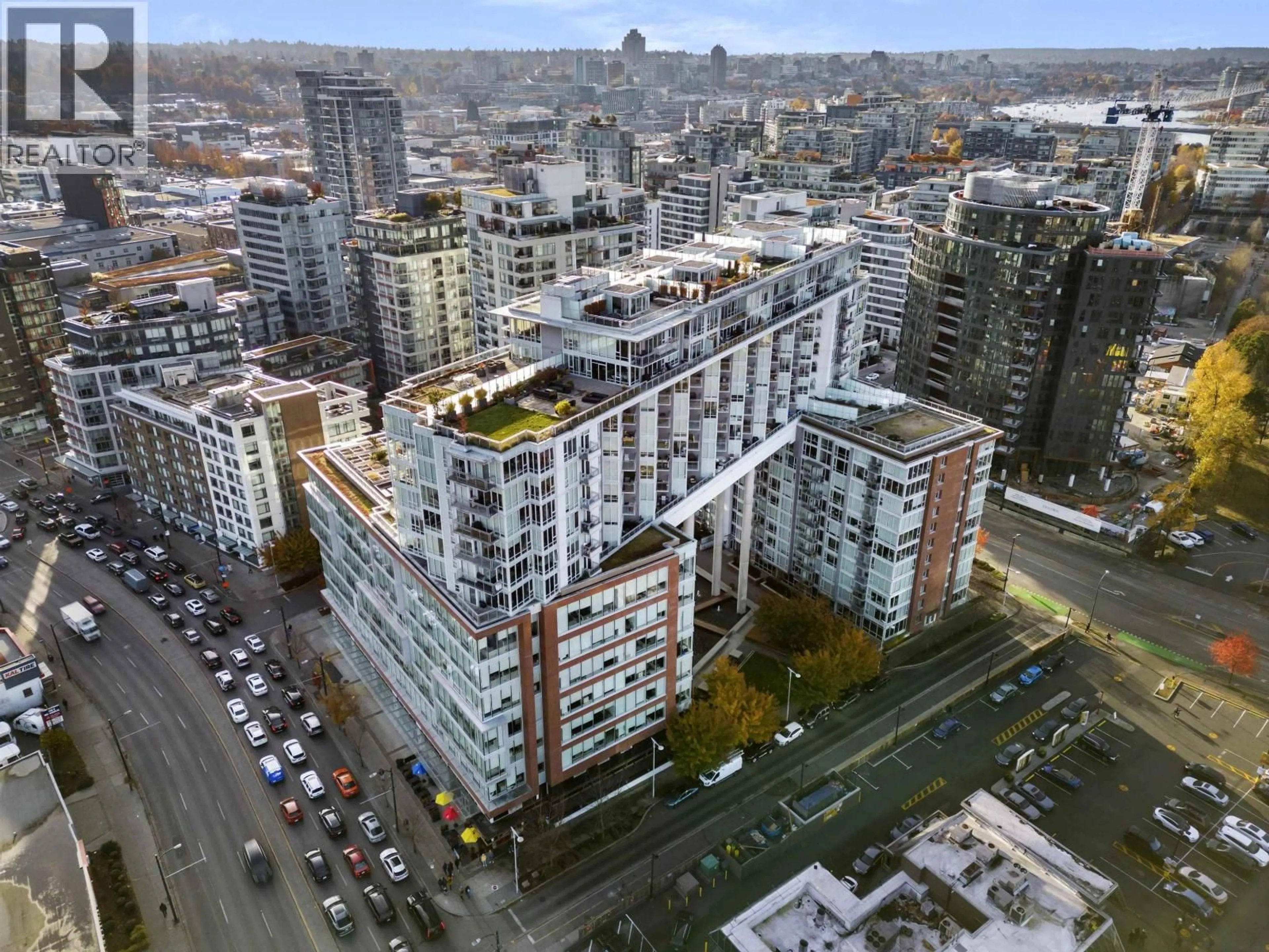 A pic from outside/outdoor area/front of a property/back of a property/a pic from drone, city buildings view from balcony for 206 - 1618 QUEBEC STREET, Vancouver British Columbia V6A0C5