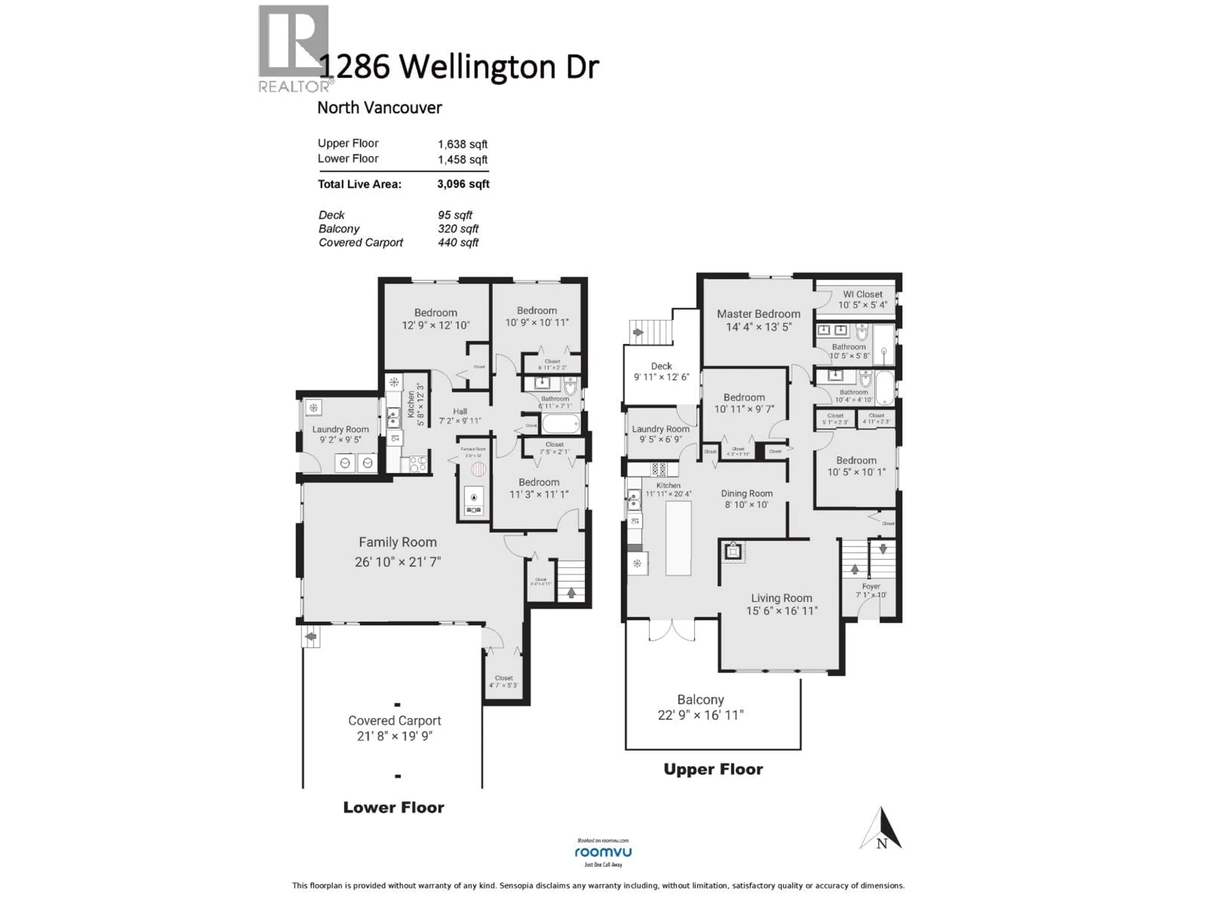 Floor plan for 1286 WELLINGTON DRIVE, North Vancouver British Columbia V7K1L2
