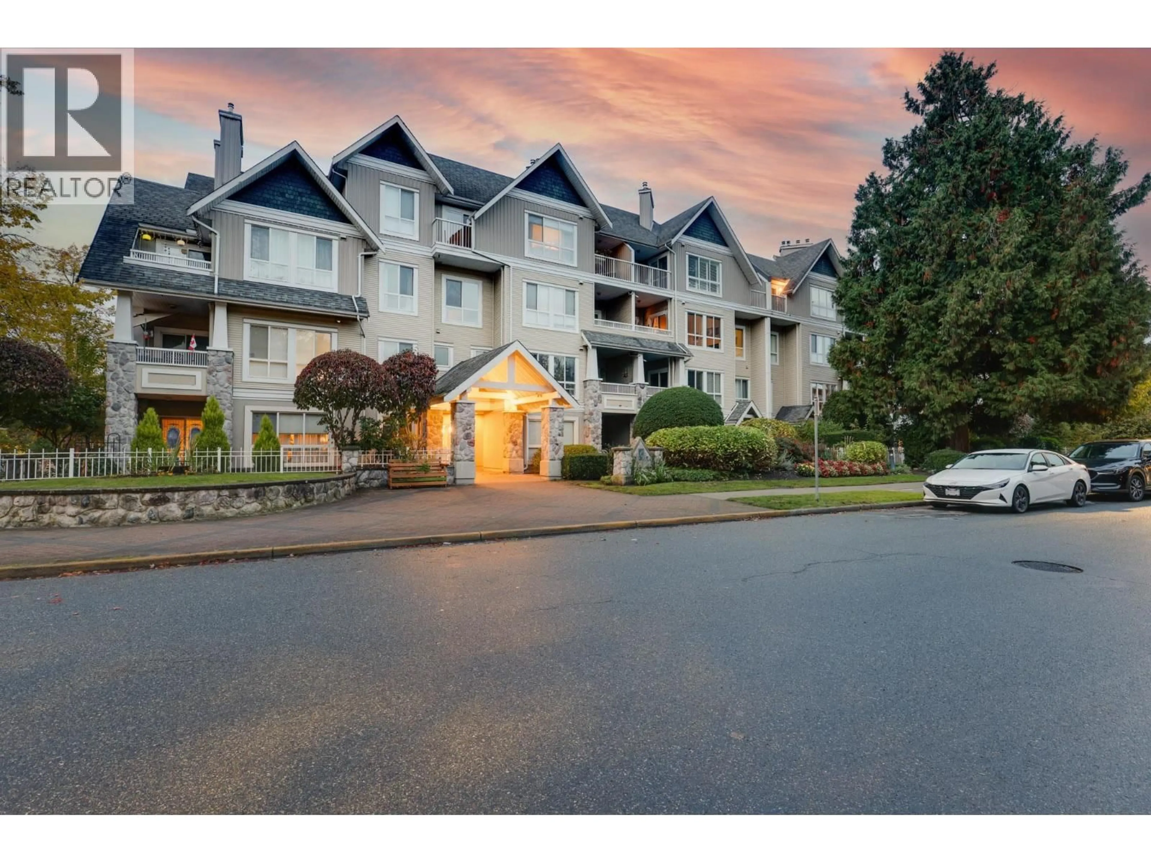 A pic from outside/outdoor area/front of a property/back of a property/a pic from drone, mountain view for 408 - 19091 MCMYN ROAD, Pitt Meadows British Columbia V3Y2S8