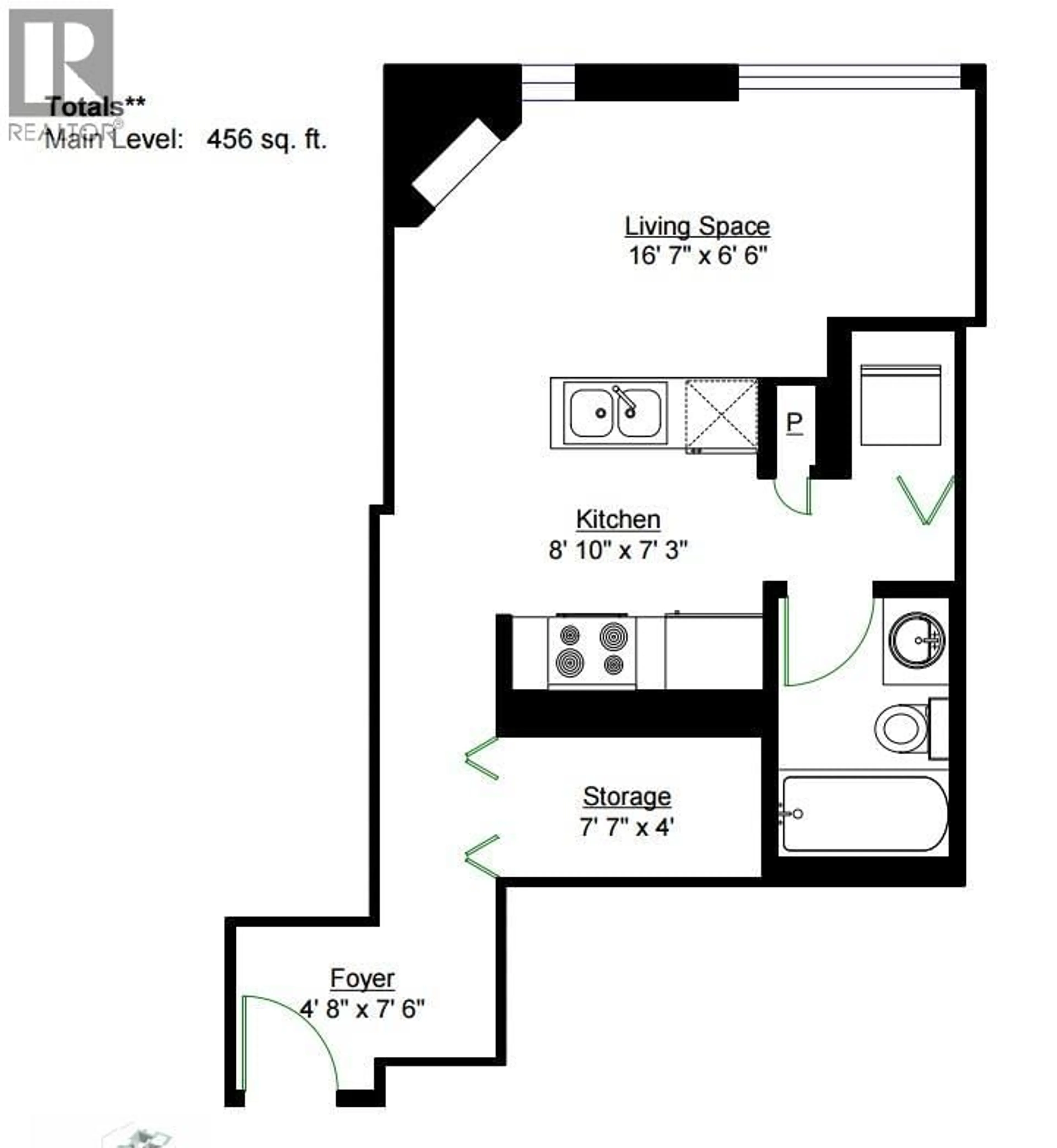 Floor plan for 305 - 1068 HORNBY STREET, Vancouver British Columbia V6Z2Y7