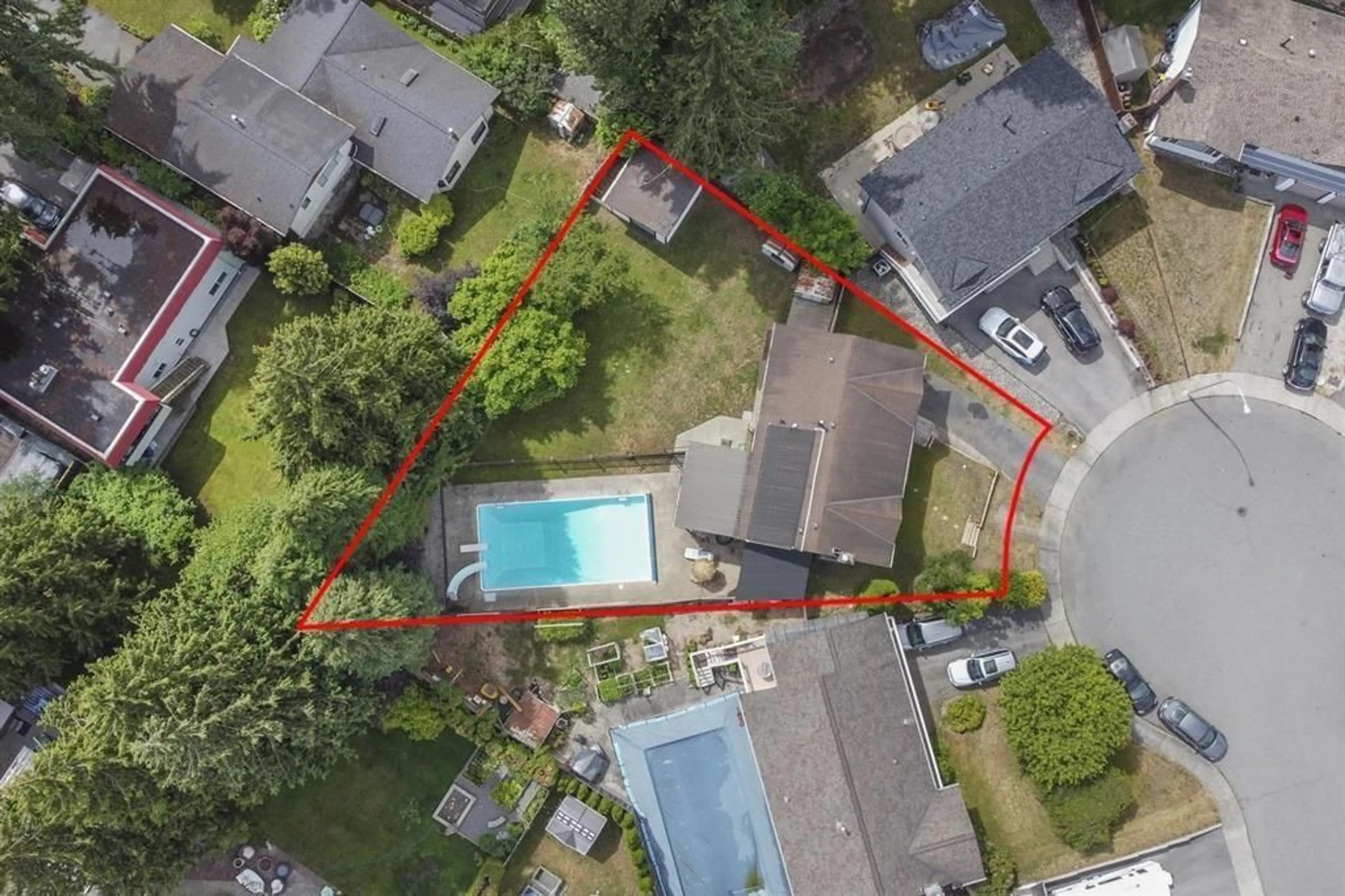 A pic from outside/outdoor area/front of a property/back of a property/a pic from drone, street for 20272 46A, Langley British Columbia V3A5K4
