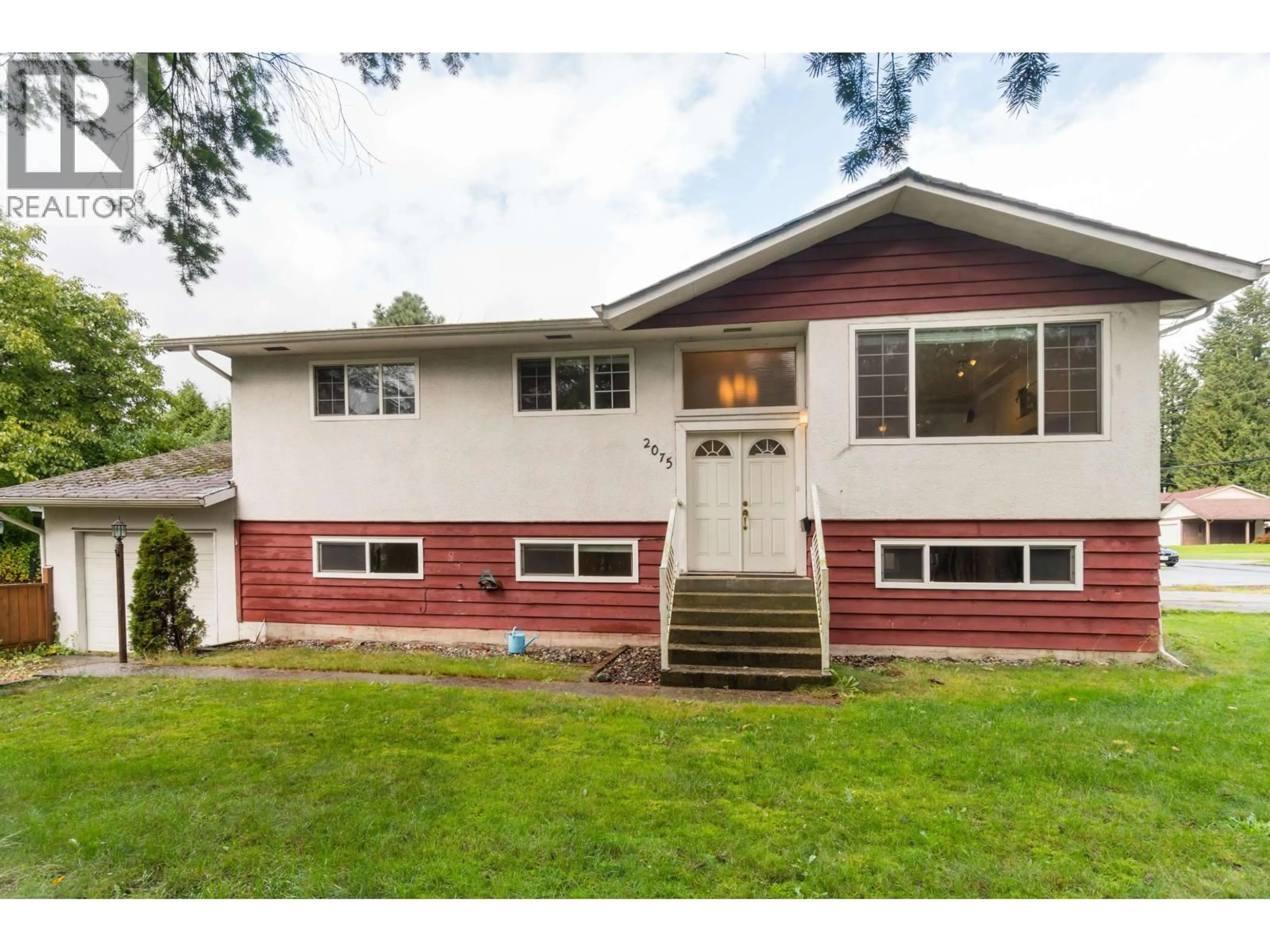 Home with vinyl exterior material, street for 2075 AUSTIN AVENUE, Coquitlam British Columbia V3K3R5