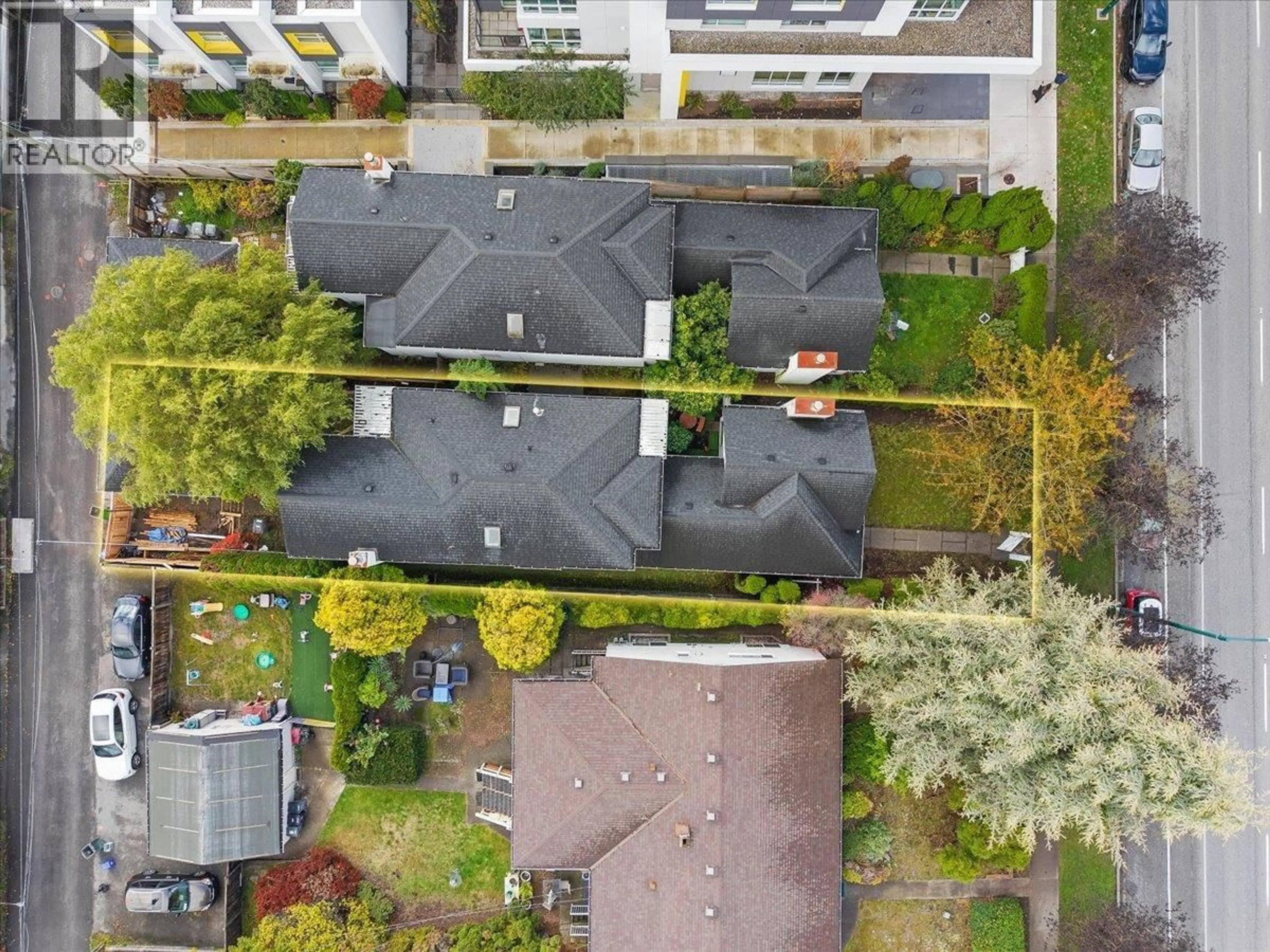 A pic from outside/outdoor area/front of a property/back of a property/a pic from drone, street for 6288 CAMBIE STREET, Vancouver British Columbia V5Z3B4