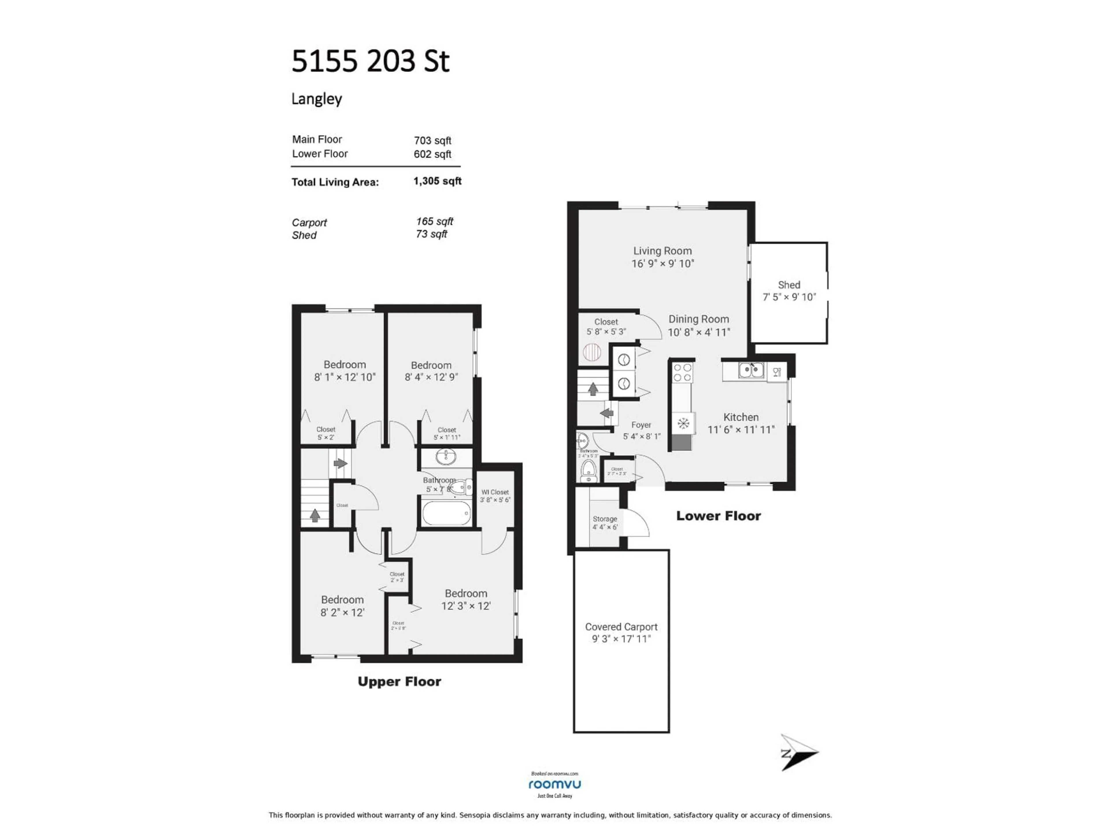 Floor plan for 5155 203, Langley British Columbia V3A1V6