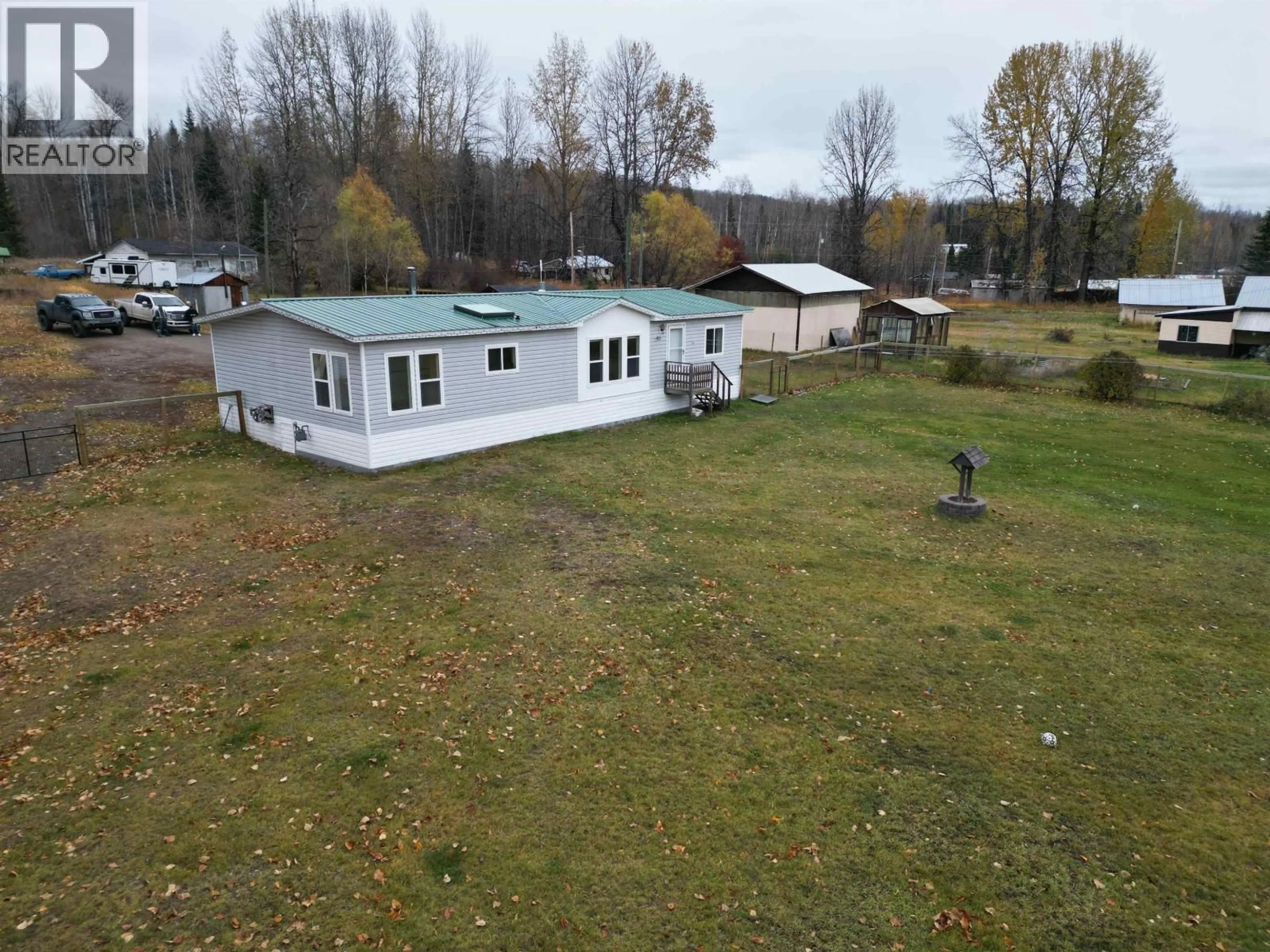 A pic from outside/outdoor area/front of a property/back of a property/a pic from drone, water/lake/river/ocean view for 10788 BEEDLE ROAD, Burns Lake British Columbia V0J1E3