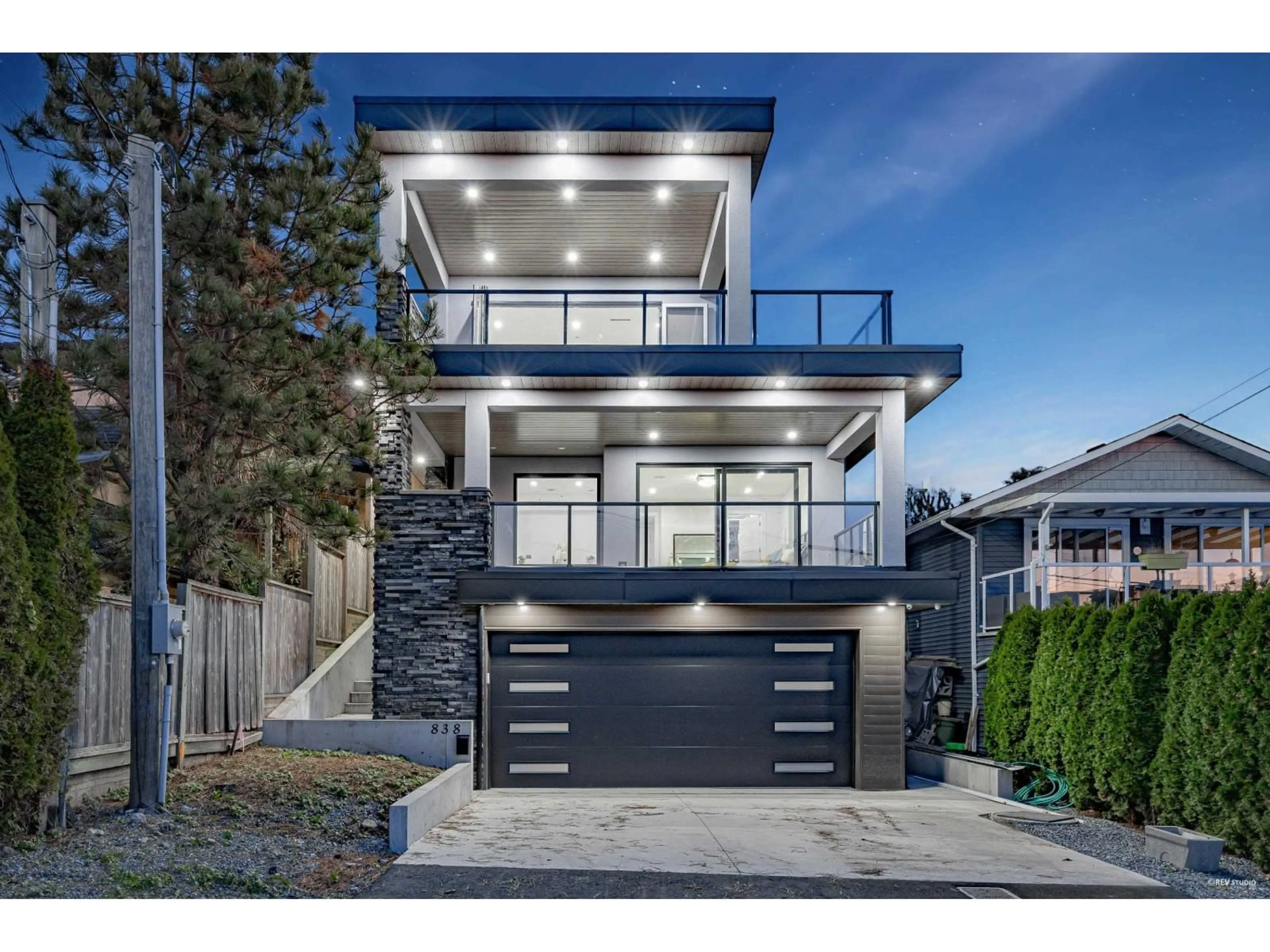 Home with brick exterior material, street for 838 STEVENS, White Rock British Columbia V4B4X2