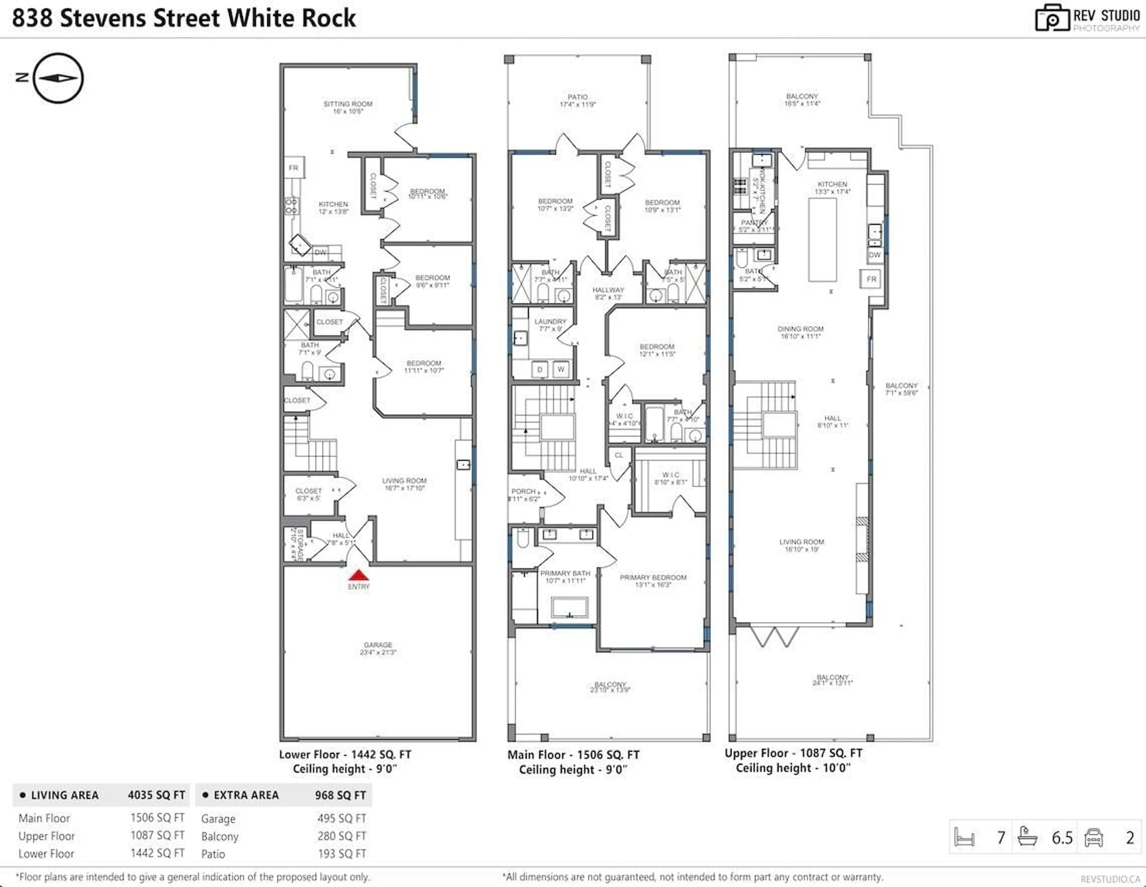 Floor plan for 838 STEVENS, White Rock British Columbia V4B4X2