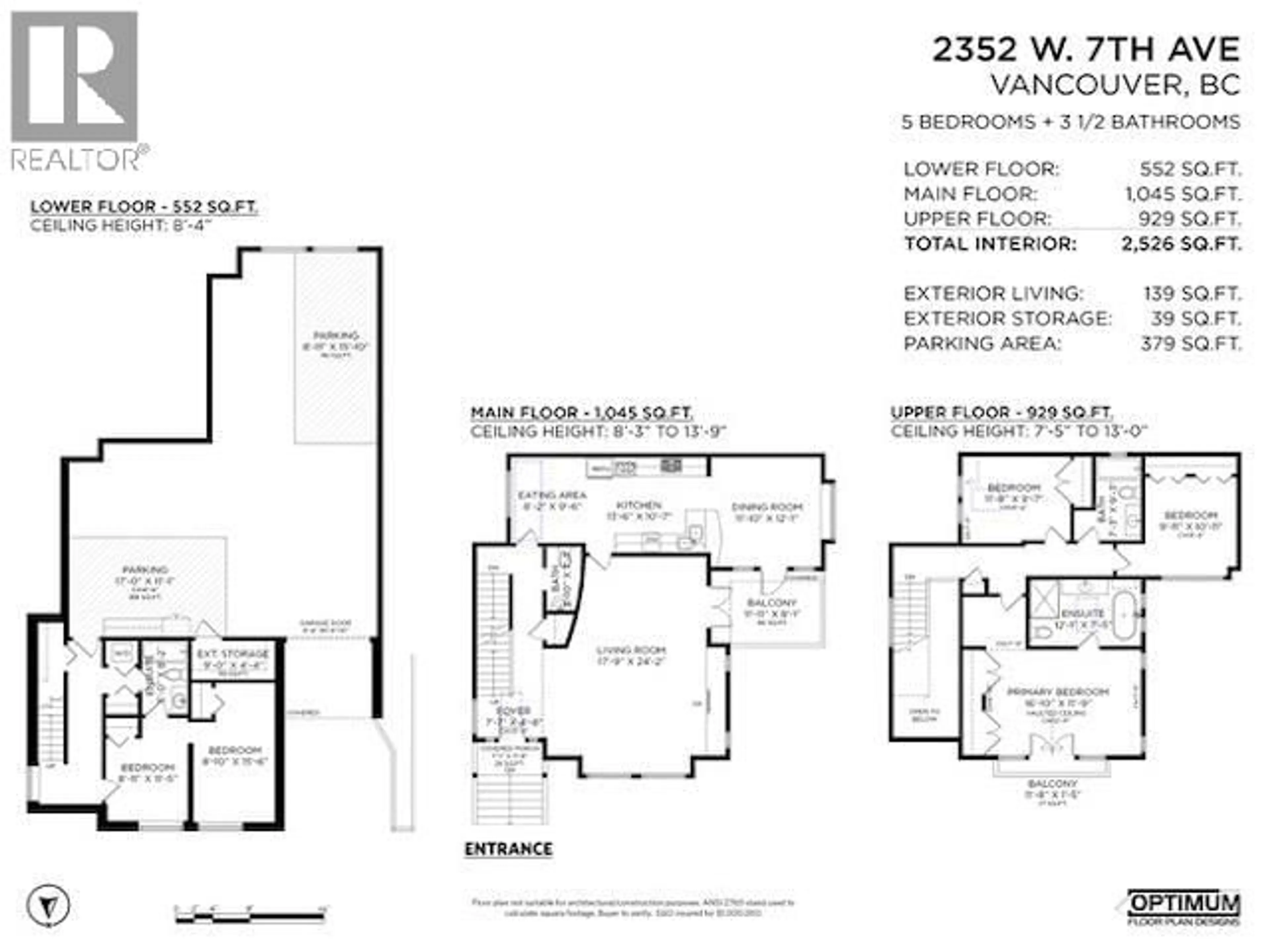 Floor plan for 2352 7TH AVENUE, Vancouver British Columbia V6K1Y5