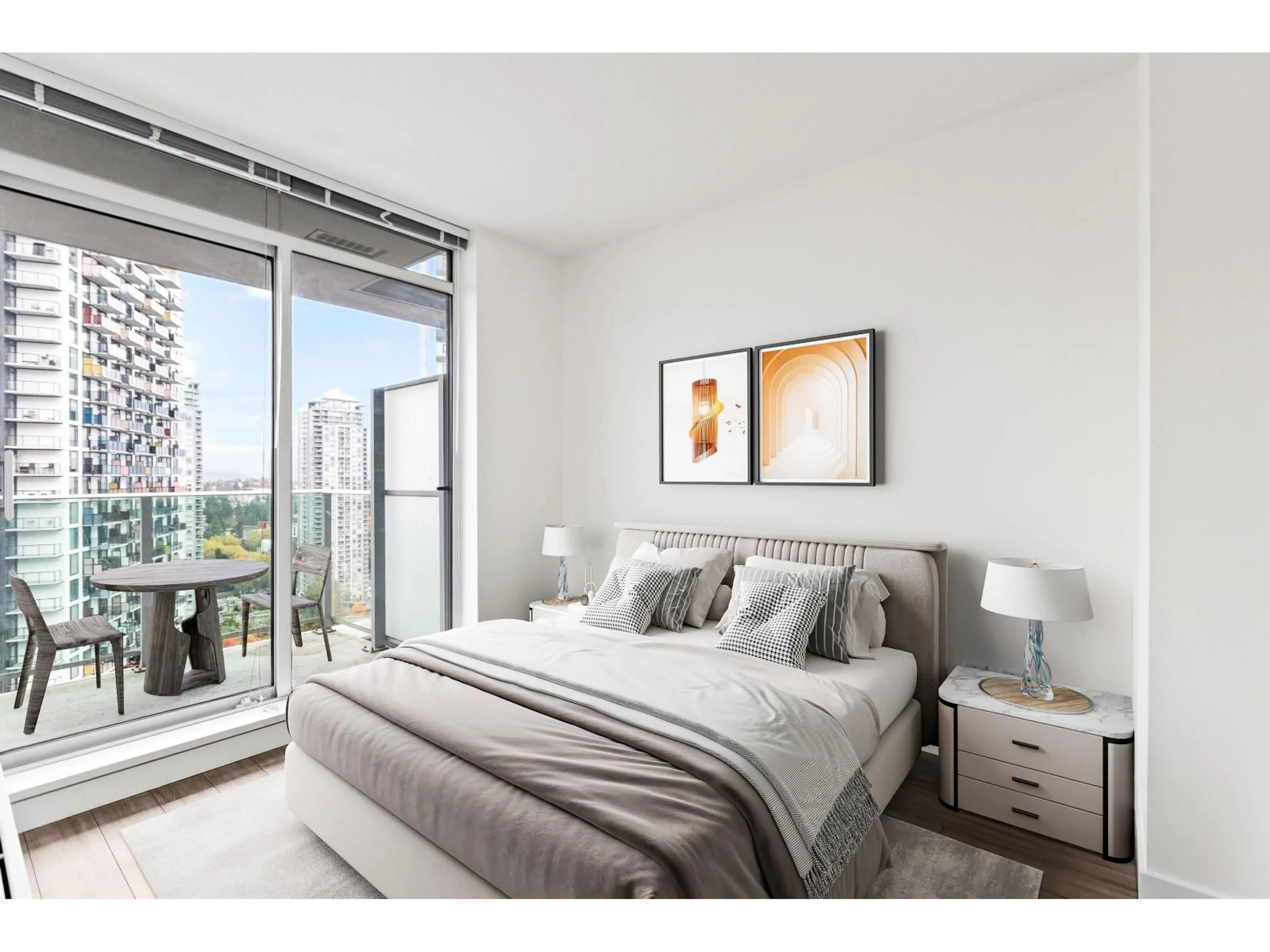 Bedroom with bed, unknown for 2406 - 13655 FRASER, Surrey British Columbia V3T0P8