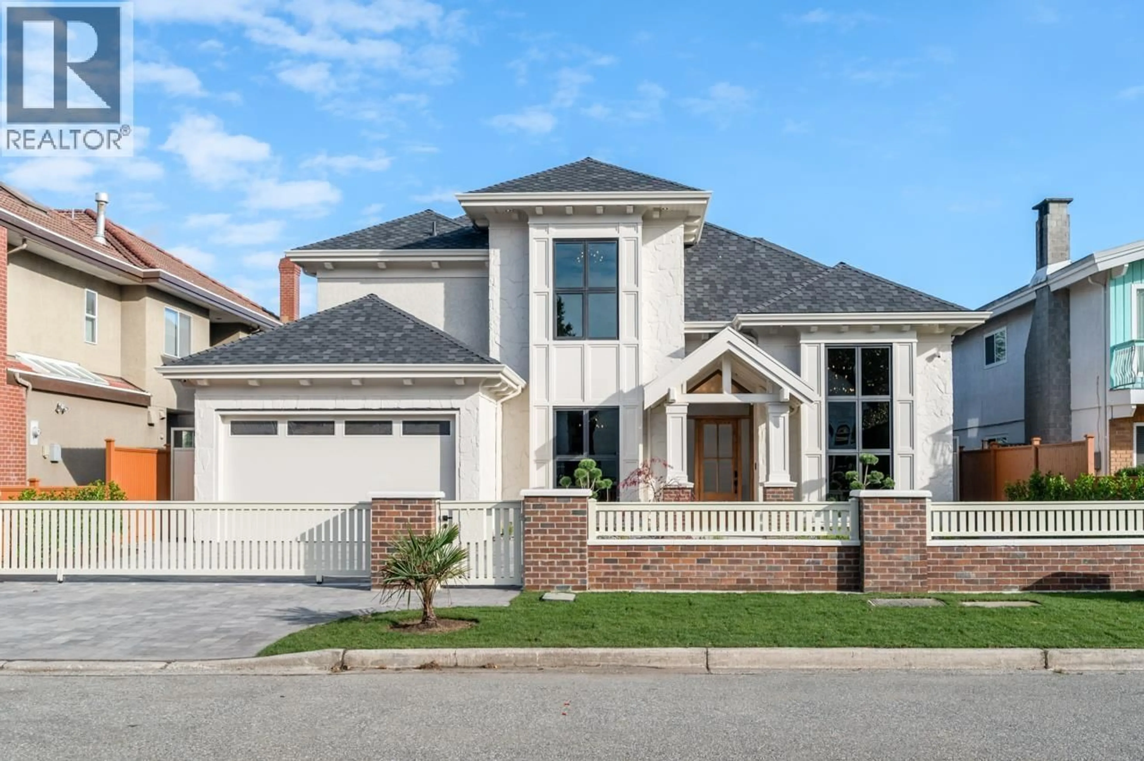 Home with brick exterior material, street for 7160 MONTANA ROAD, Richmond British Columbia V7C4K3