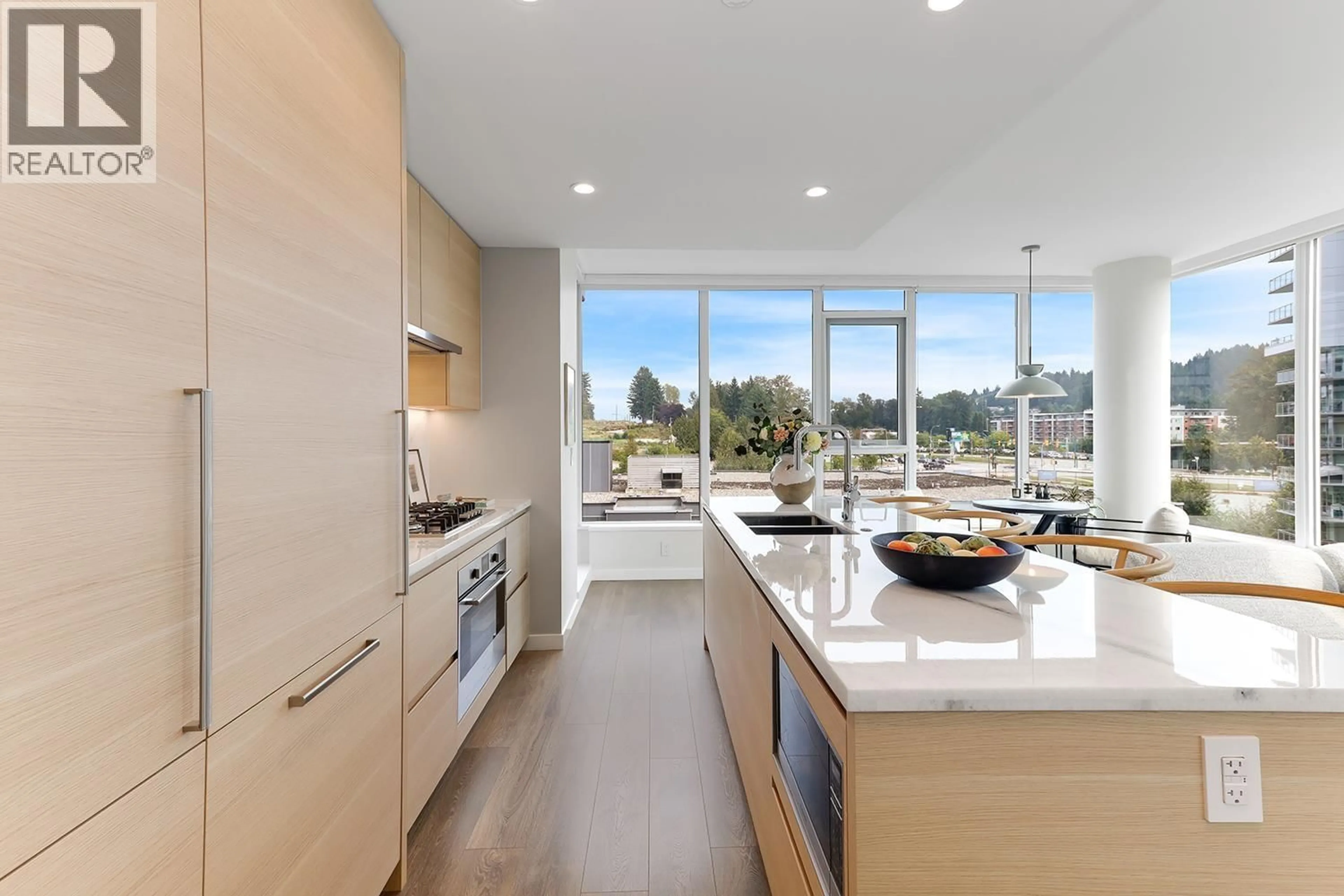 Contemporary kitchen, ceramic/tile floor for 804 - 305 MORRISSEY ROAD, Port Moody British Columbia V3H0M3