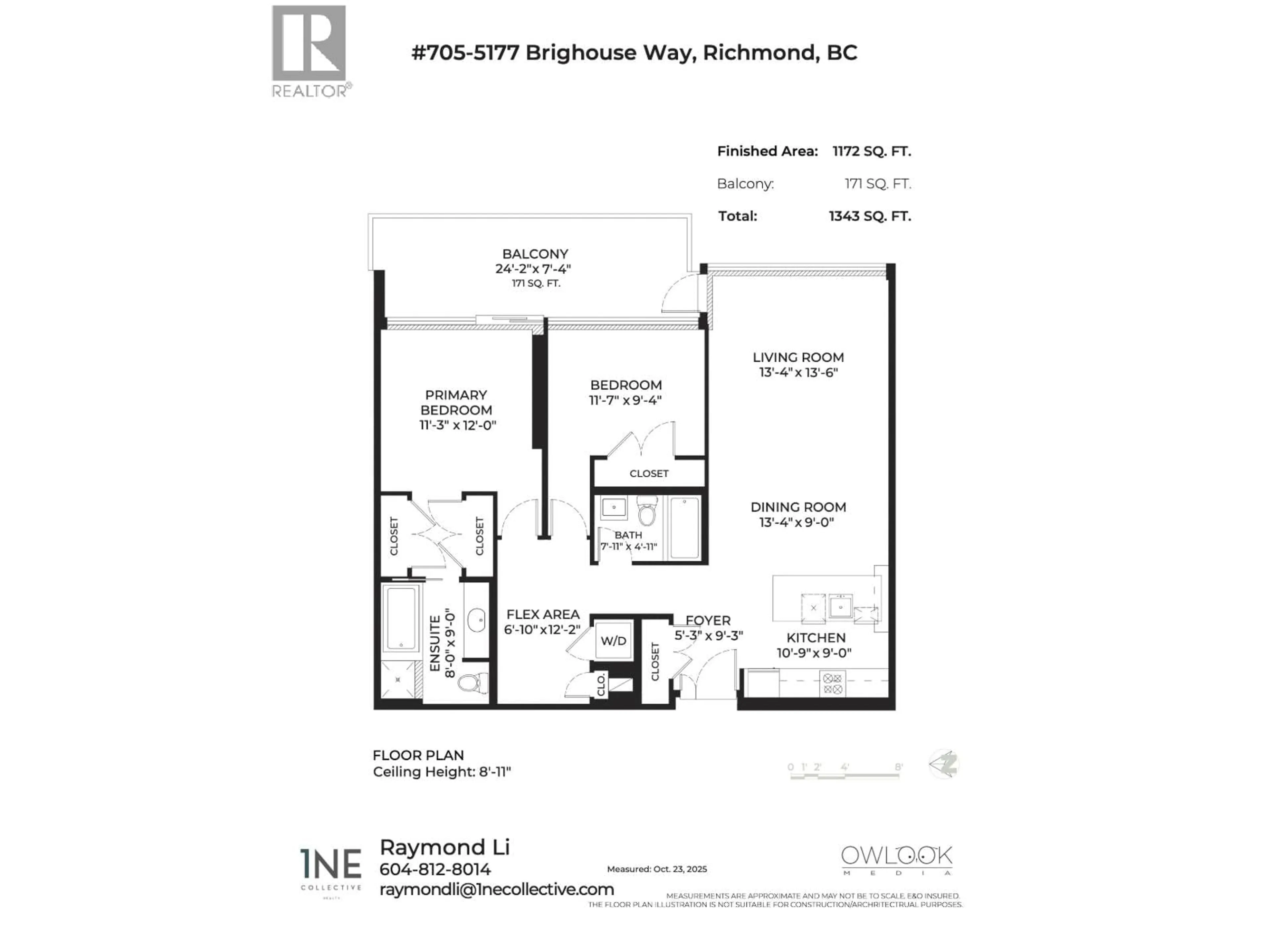 Floor plan for 705 - 5177 BRIGHOUSE WAY, Richmond British Columbia V7C0A7