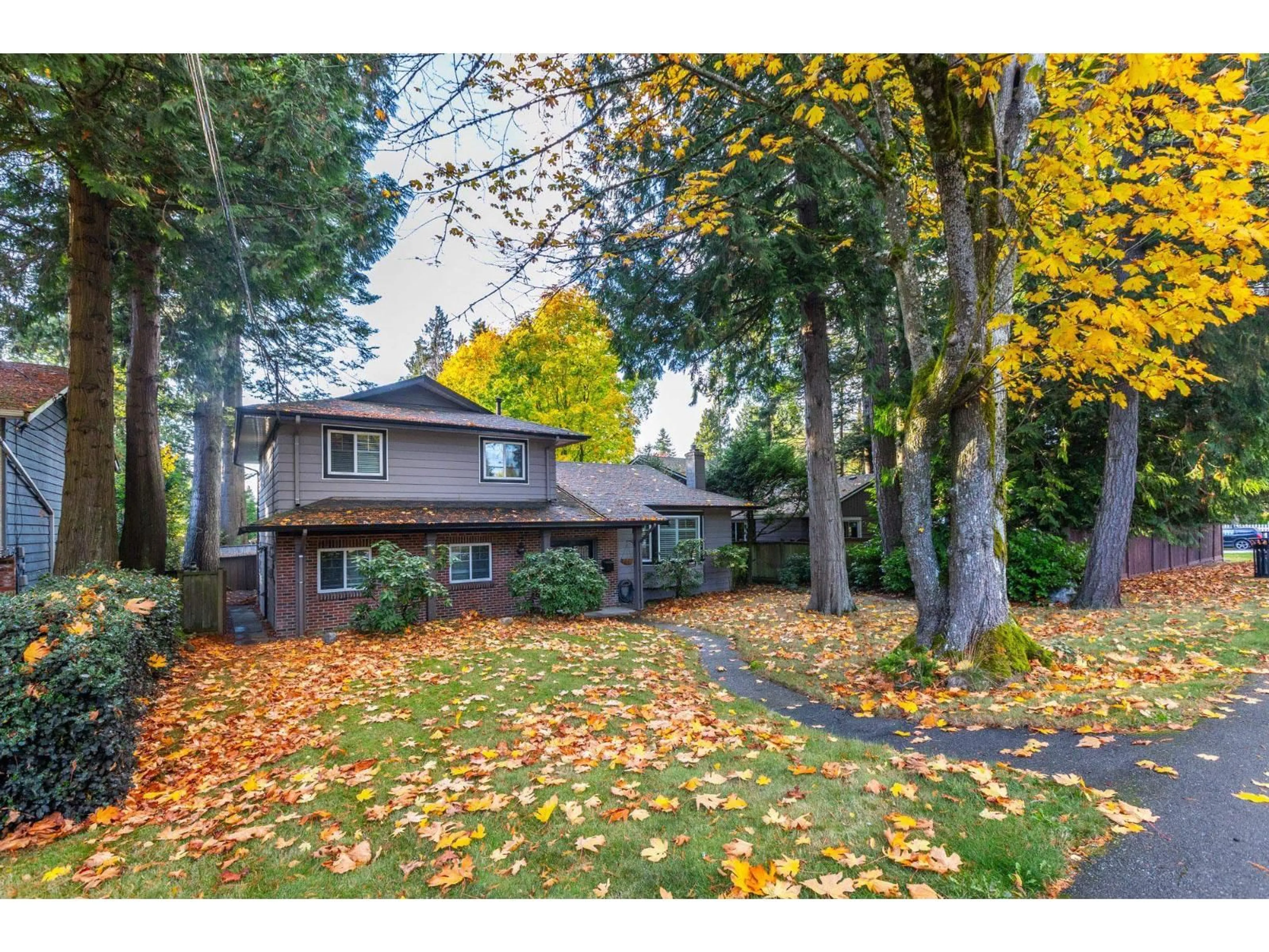 A pic from outside/outdoor area/front of a property/back of a property/a pic from drone, street for 2183 128, Surrey British Columbia V4A3V7