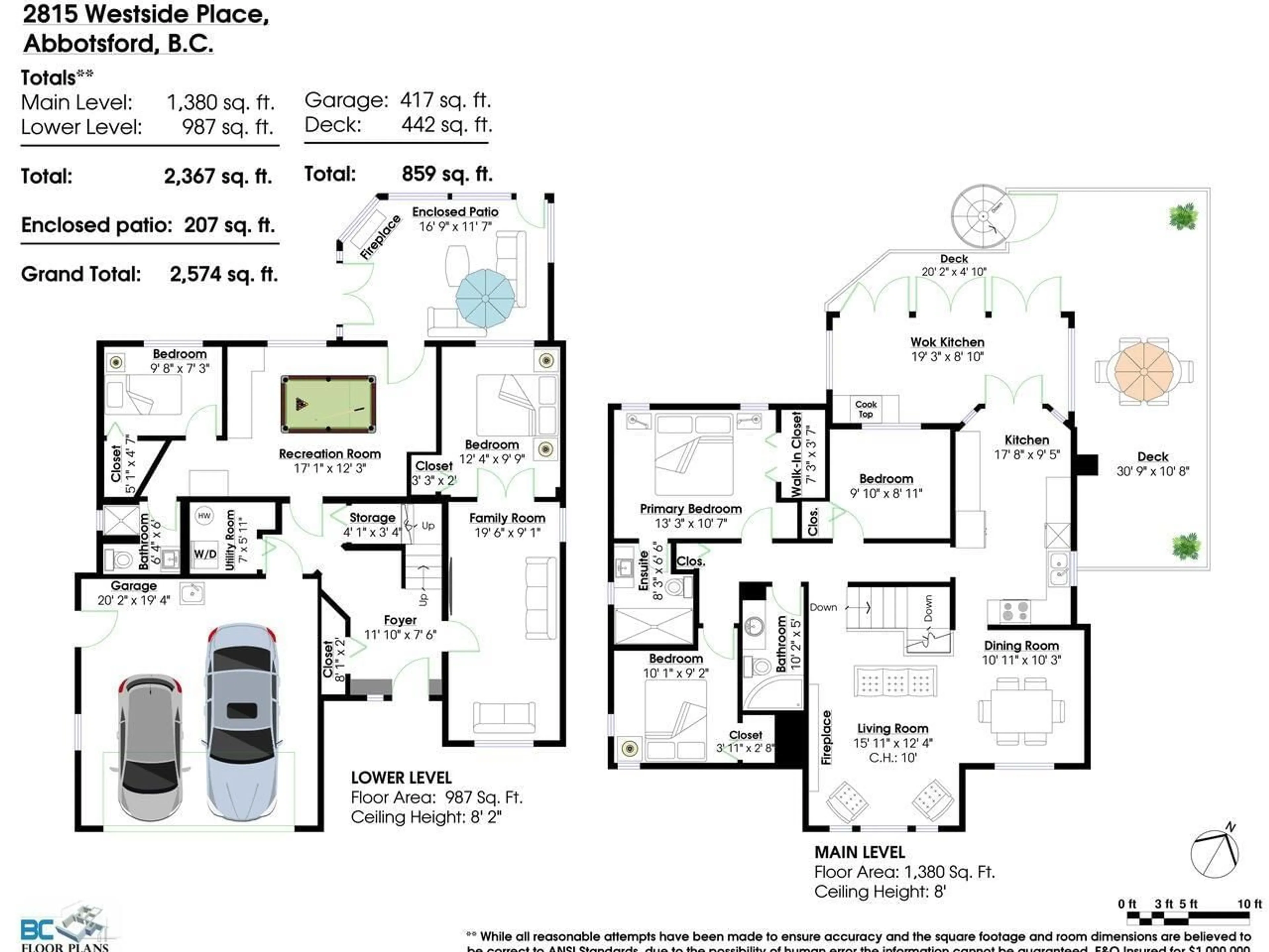 Floor plan for 2815 WESTSIDE, Abbotsford British Columbia V2T4W4