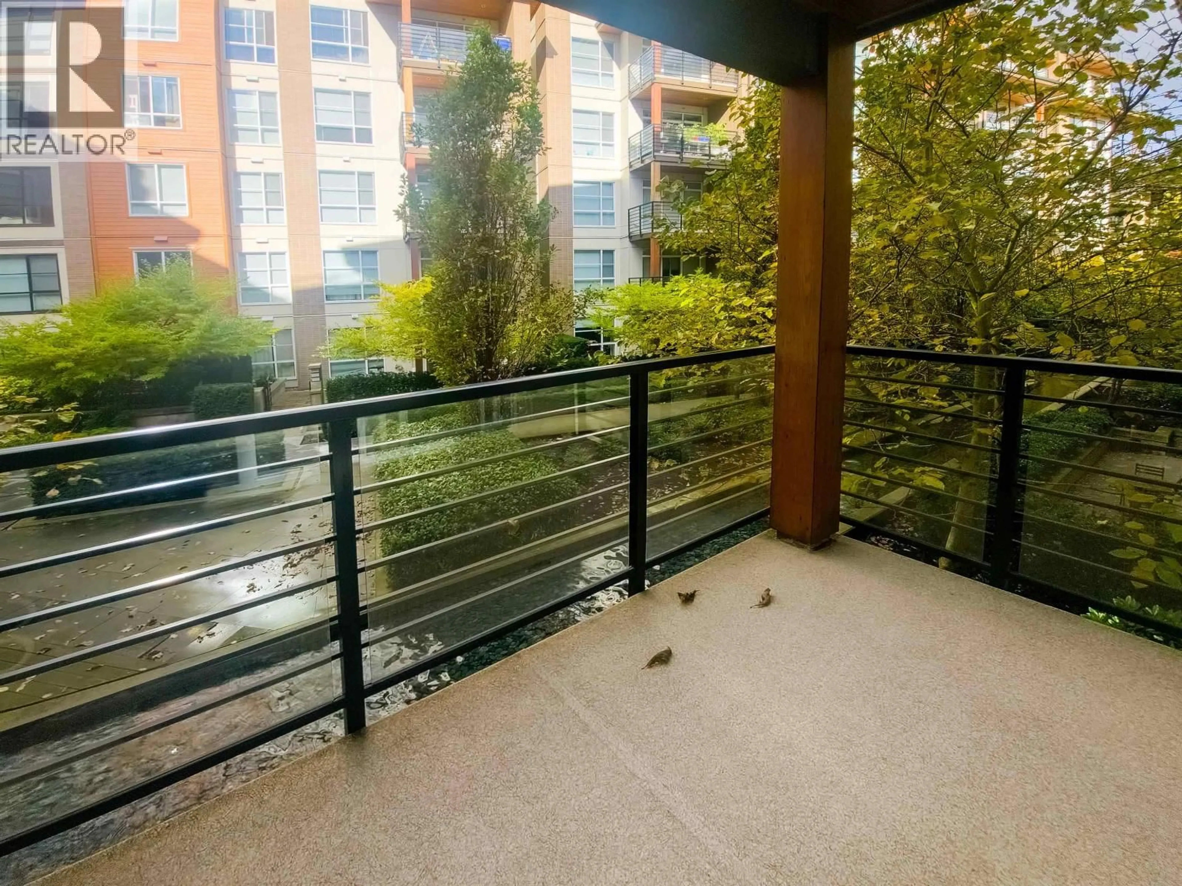 Balcony in the apartment, city buildings view from balcony for 218 - 5983 GRAY AVENUE, Vancouver British Columbia V6S0G8