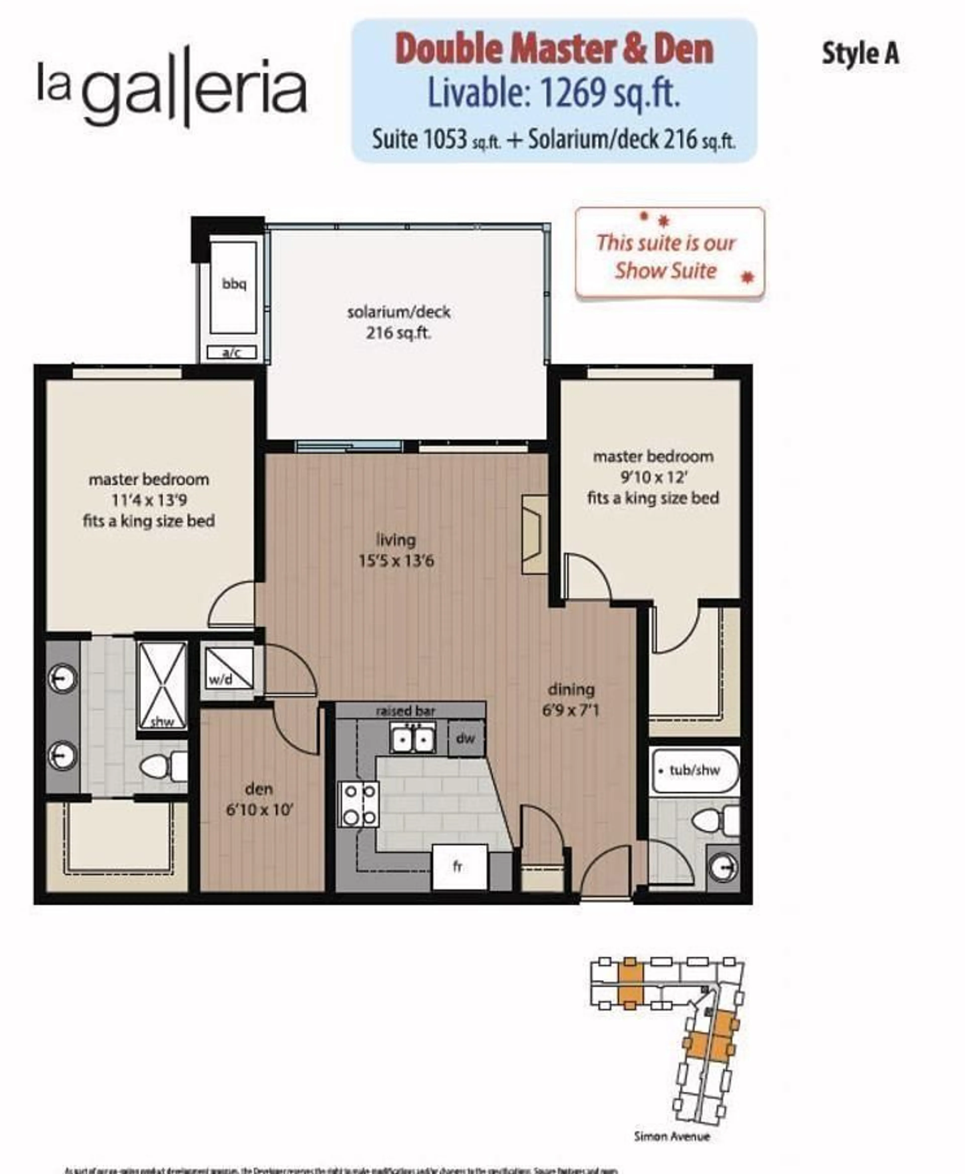 Floor plan for 522 - 2860 TRETHEWEY, Abbotsford British Columbia V2T0G5