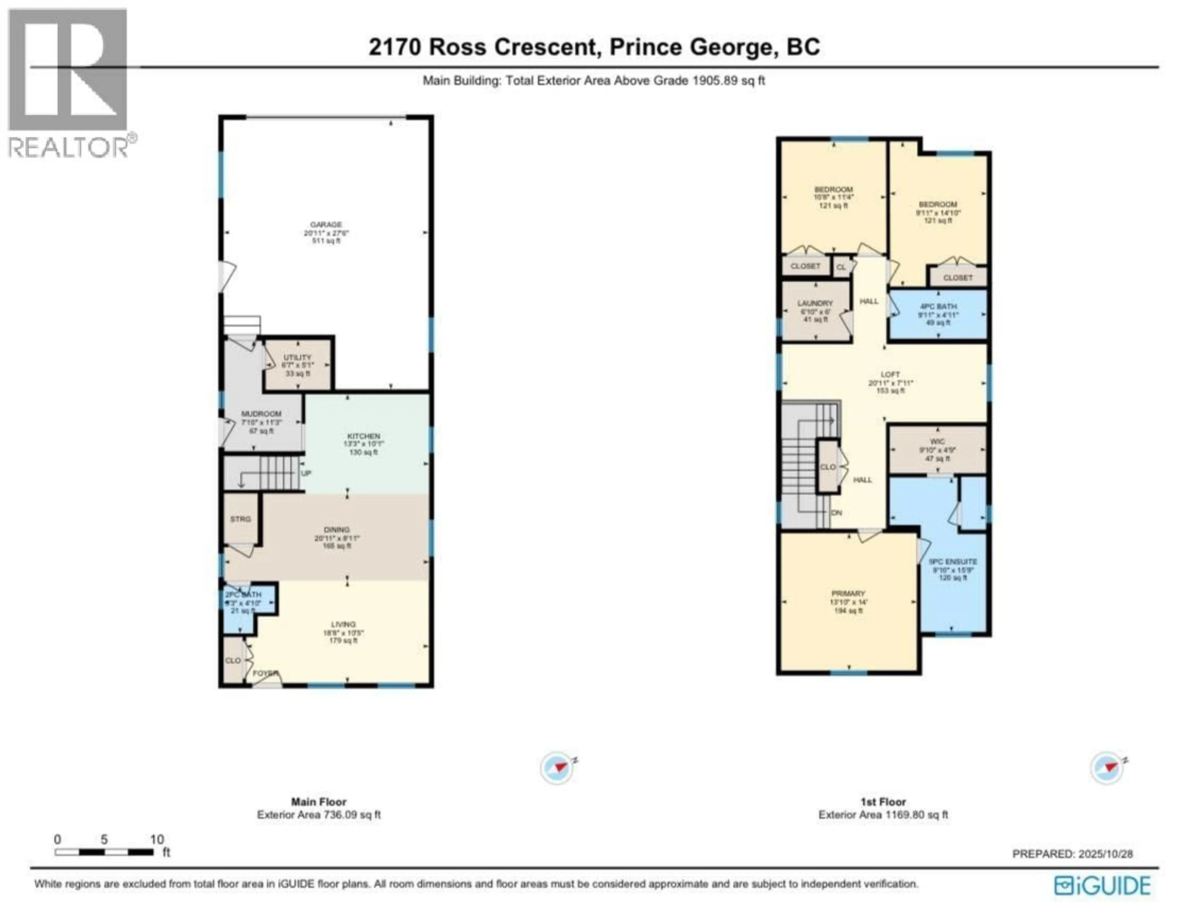 Floor plan for 2170 ROSS CRESCENT, Prince George British Columbia V2M1Y7