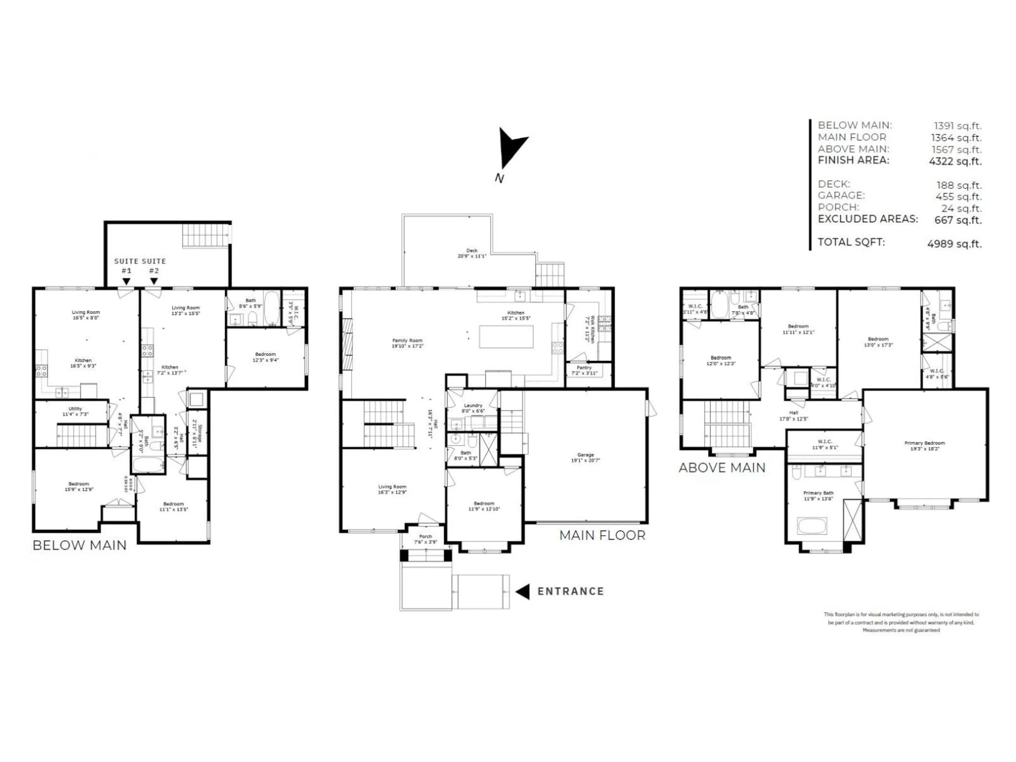 Floor plan for 20070 27A, Langley British Columbia V2Z1X2