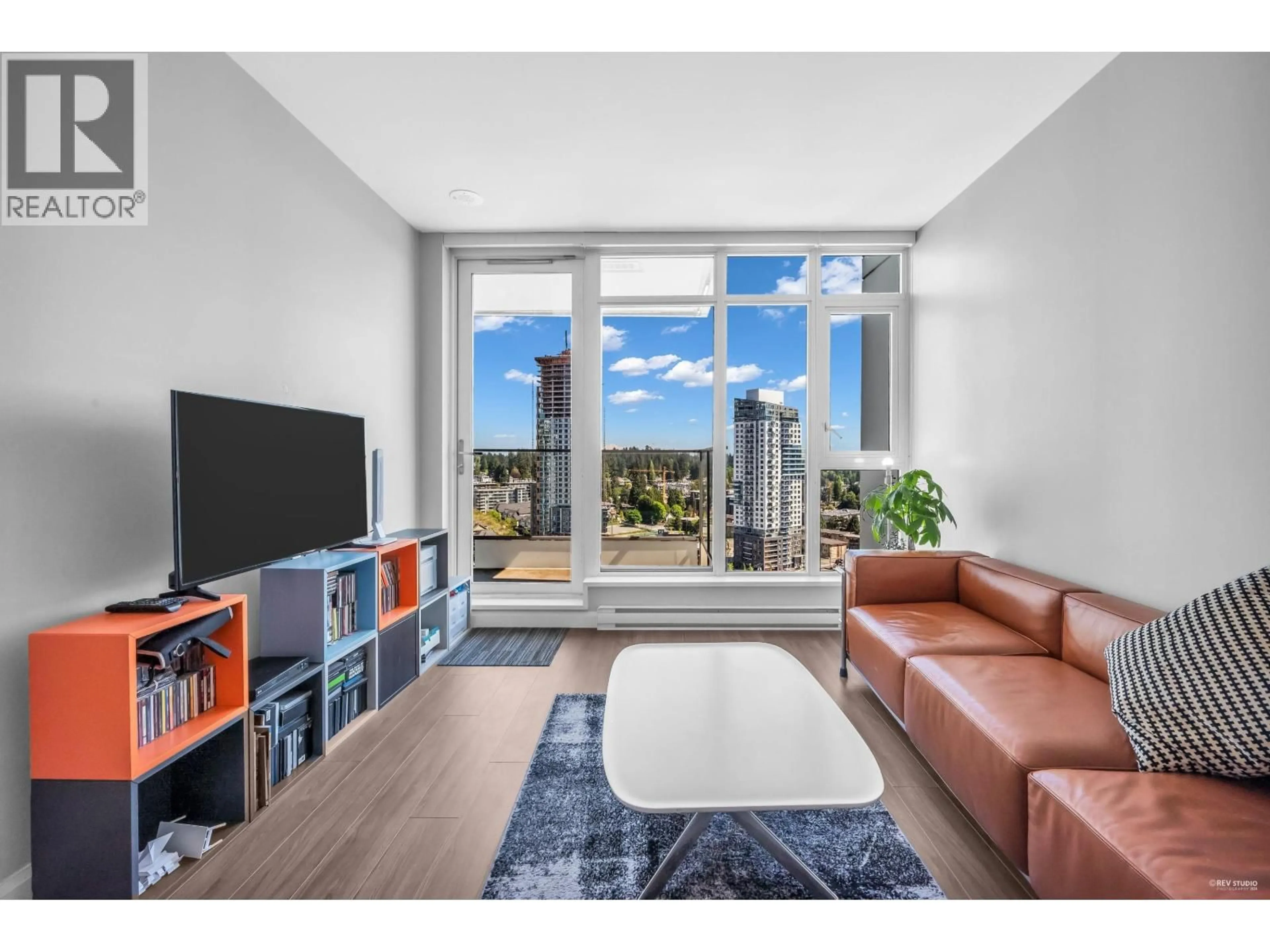 Living room with furniture, unknown for 2508 - 520 COMO LAKE AVENUE, Coquitlam British Columbia V3J0E8