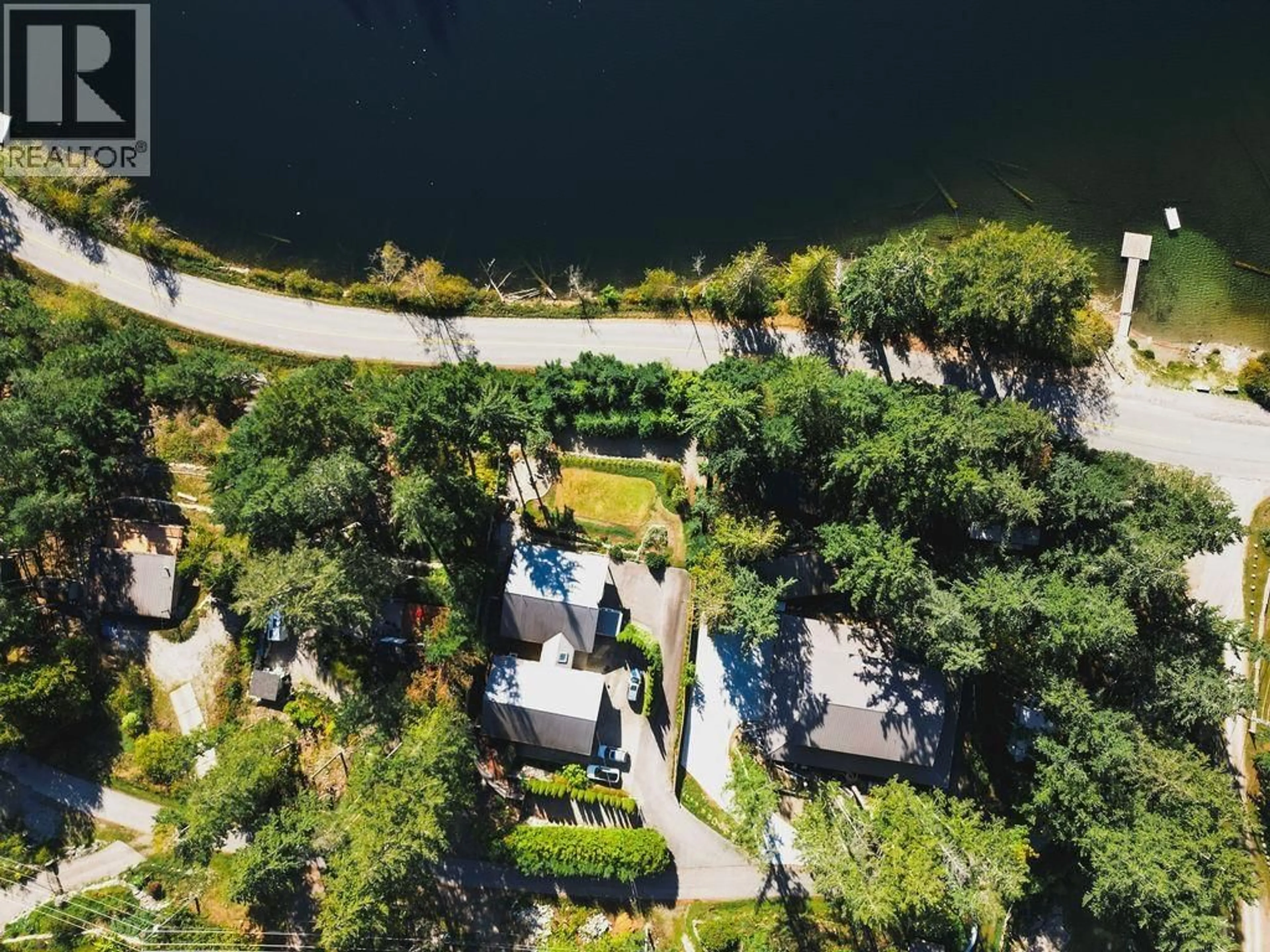 A pic from outside/outdoor area/front of a property/back of a property/a pic from drone, water/lake/river/ocean view for 5090 ELLIOT ROAD, Garden Bay British Columbia V0N1S1