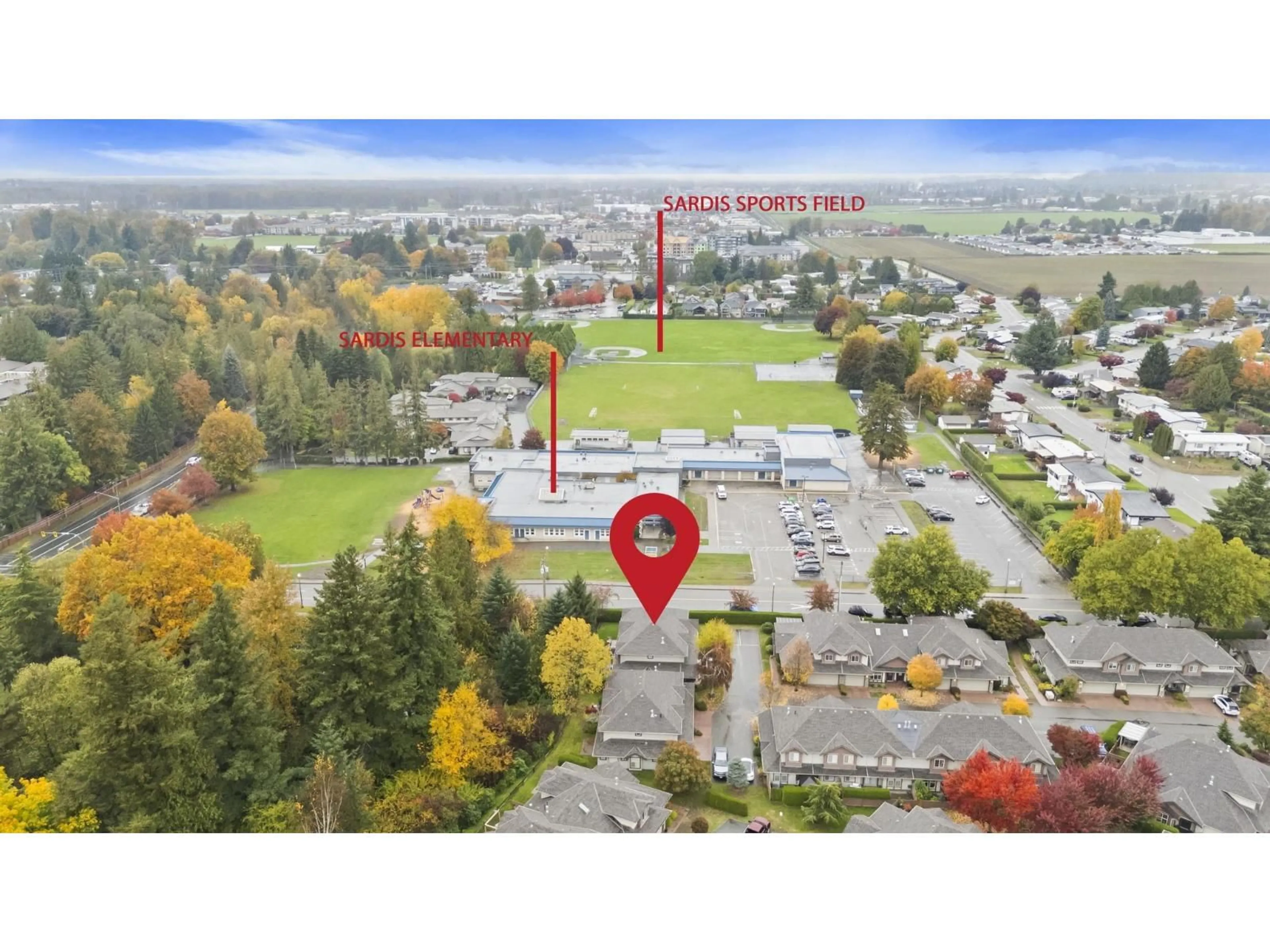 A pic from outside/outdoor area/front of a property/back of a property/a pic from drone, mountain view for 10 - 6887 SHEFFIELD WAY, Chilliwack British Columbia V2R5V5