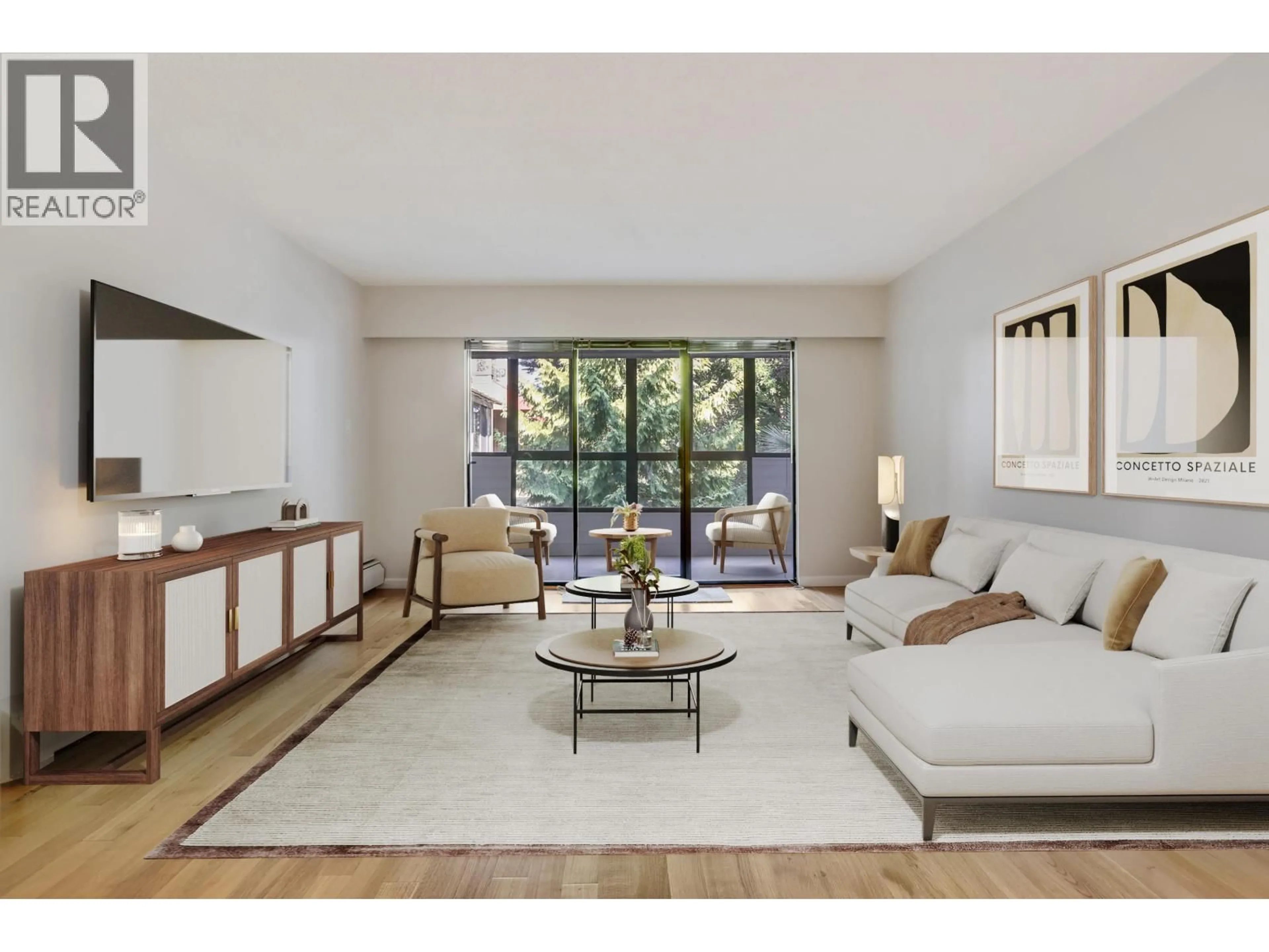 Living room with furniture, unknown for 410 - 1435 NELSON STREET, Vancouver British Columbia V6G2Z3