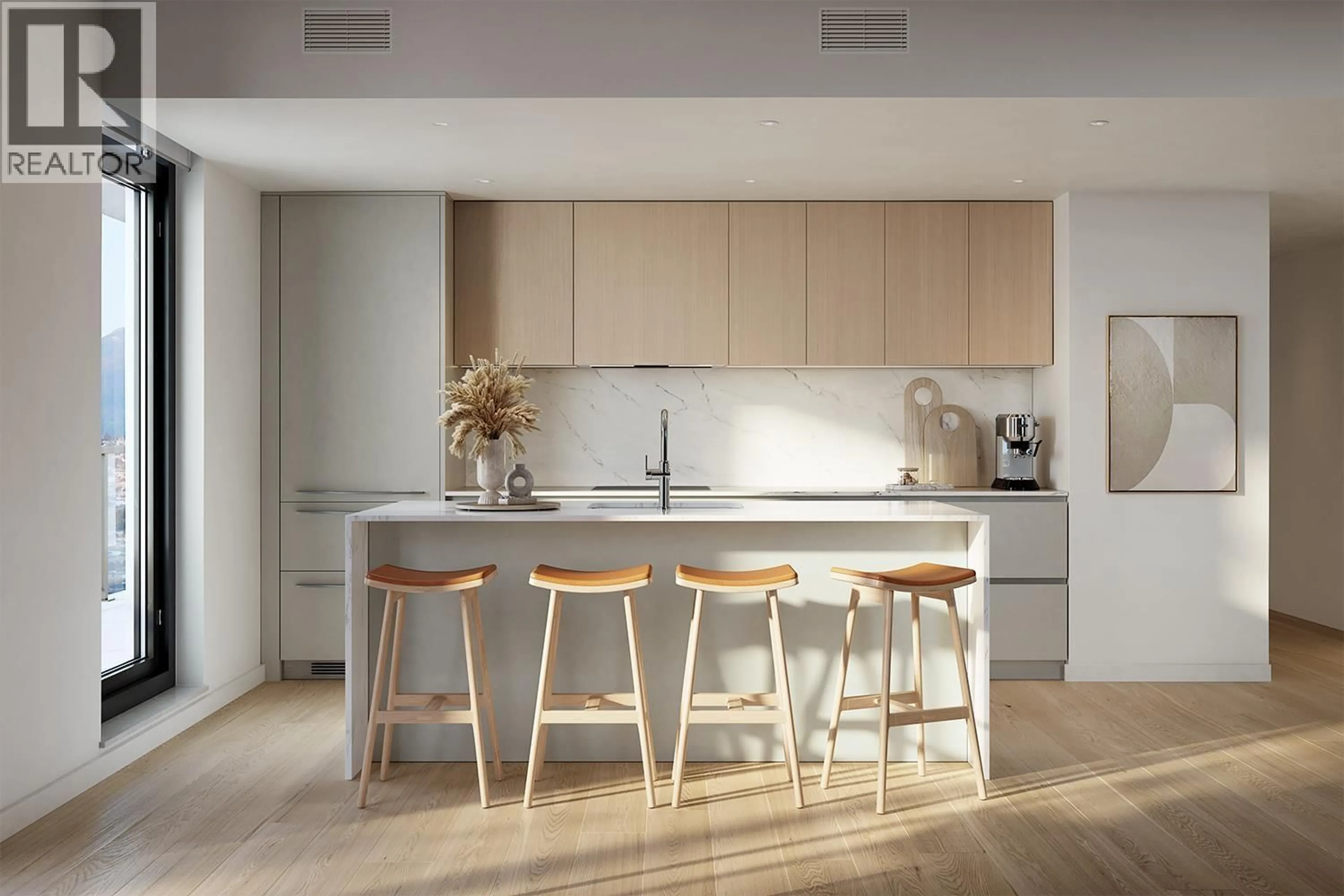 Contemporary kitchen, unknown for 2607 - 2180 ALPHA AVENUE, Burnaby British Columbia V5C0K2