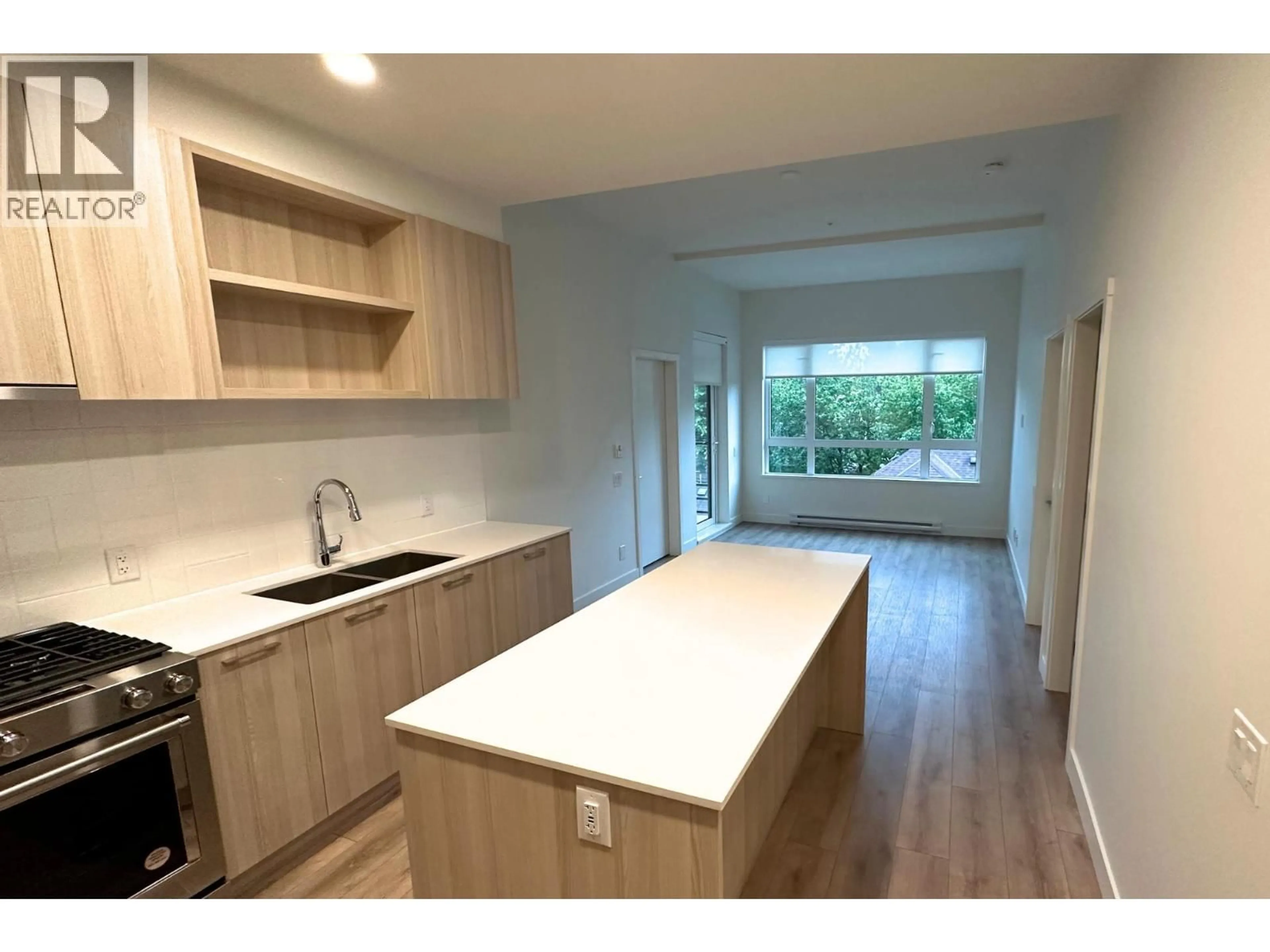 Standard kitchen, wood/laminate floor for 413 - 741 ANSKAR COURT, Coquitlam British Columbia V3J0N3