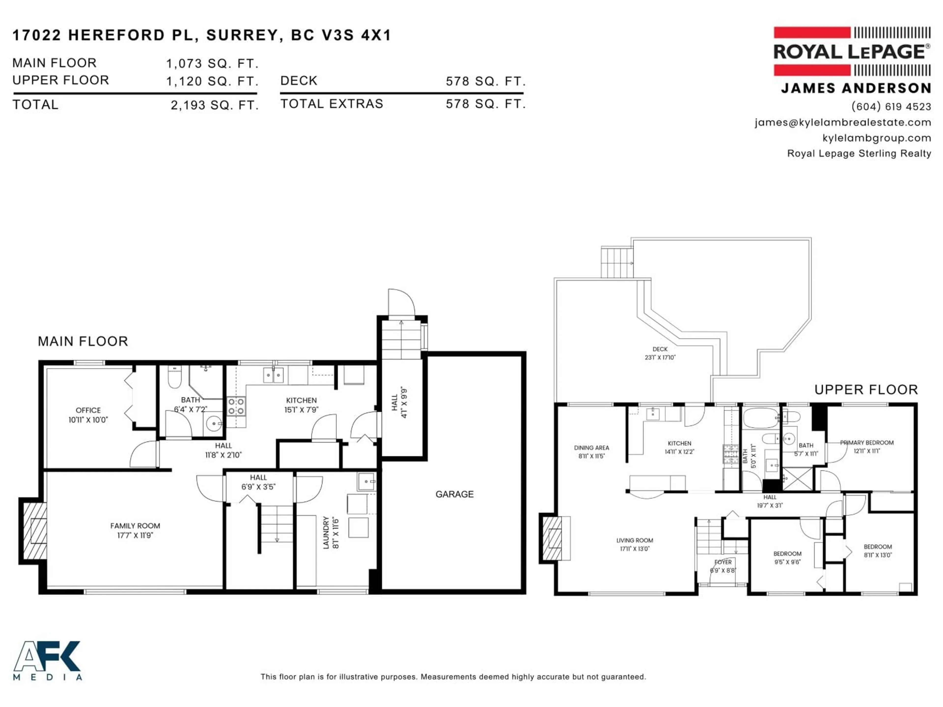 Floor plan for 17022 HEREFORD, Surrey British Columbia V3S4X1
