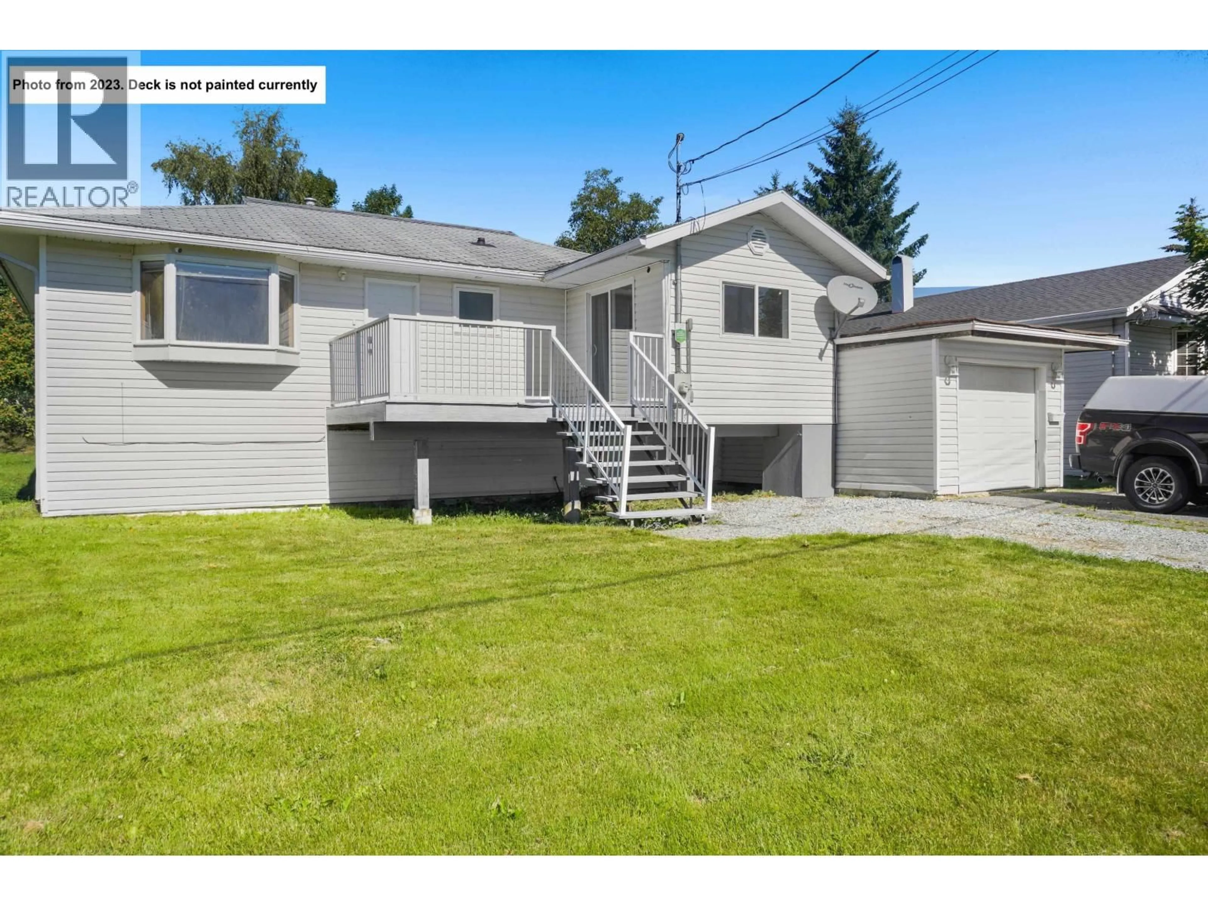 Home with vinyl exterior material, street for 21 WHITE STREET, Kitimat British Columbia V8C1H9