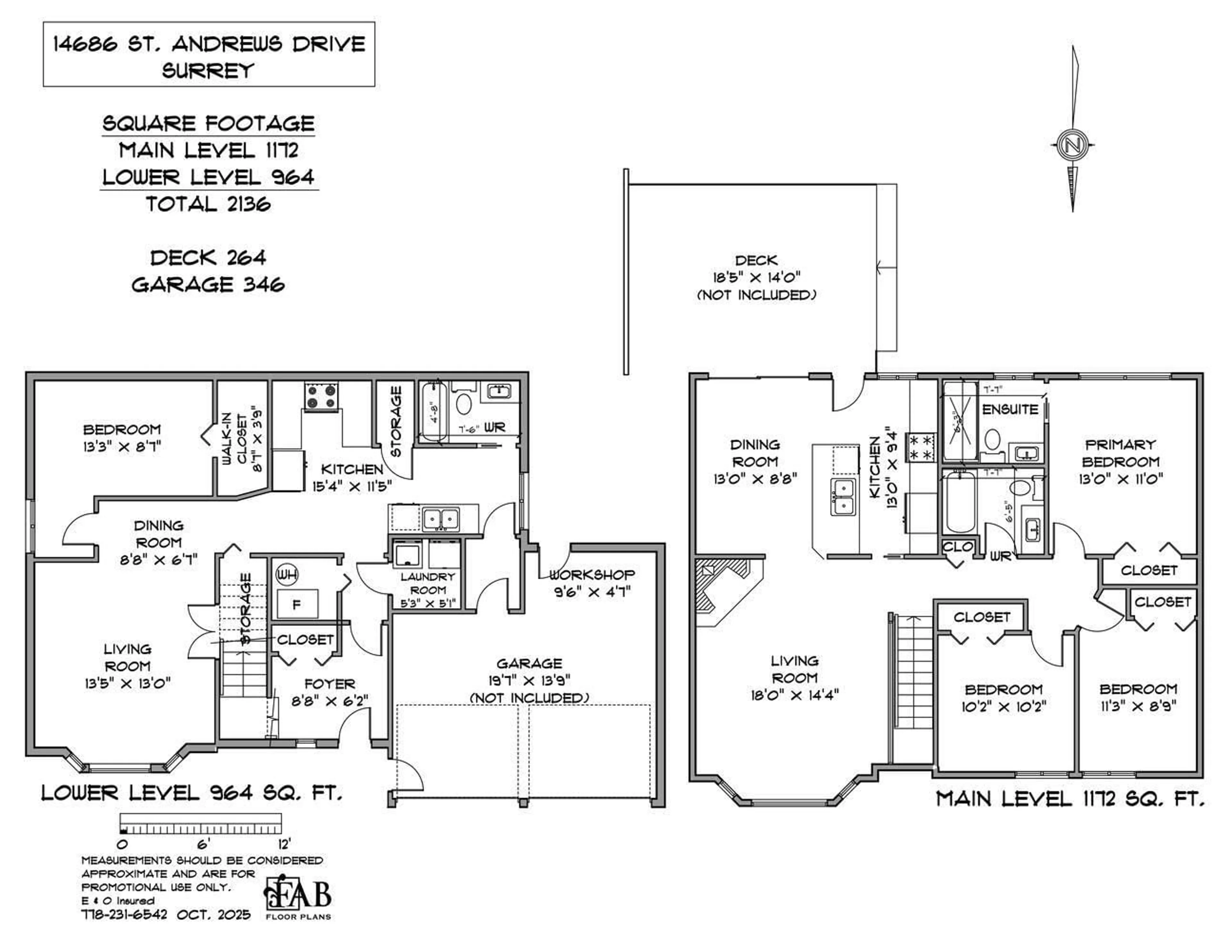 Floor plan for 14686 ST. ANDREWS, Surrey British Columbia V3R5V4
