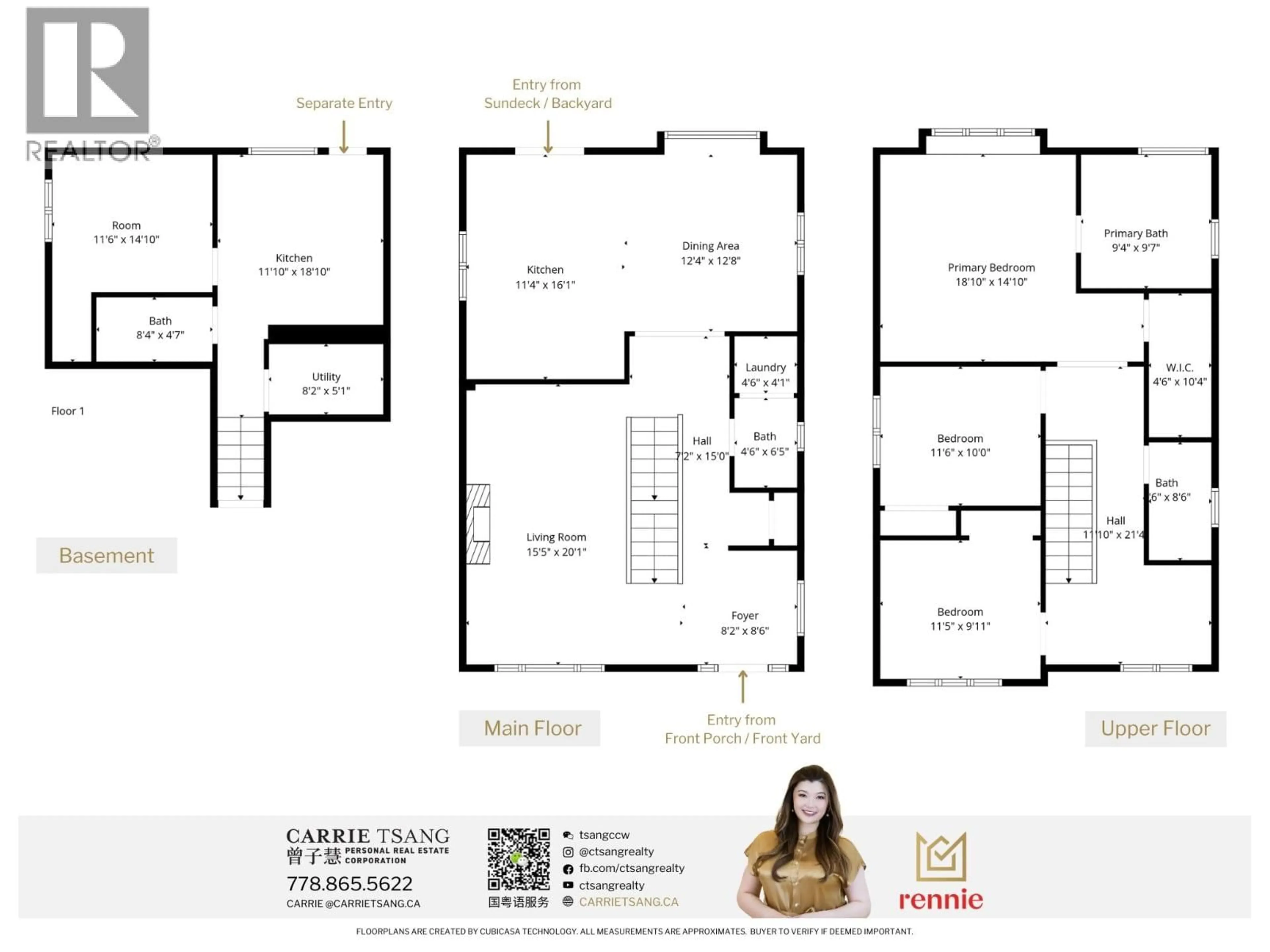 Floor plan for 2745 19TH AVENUE, Vancouver British Columbia V6L1E2