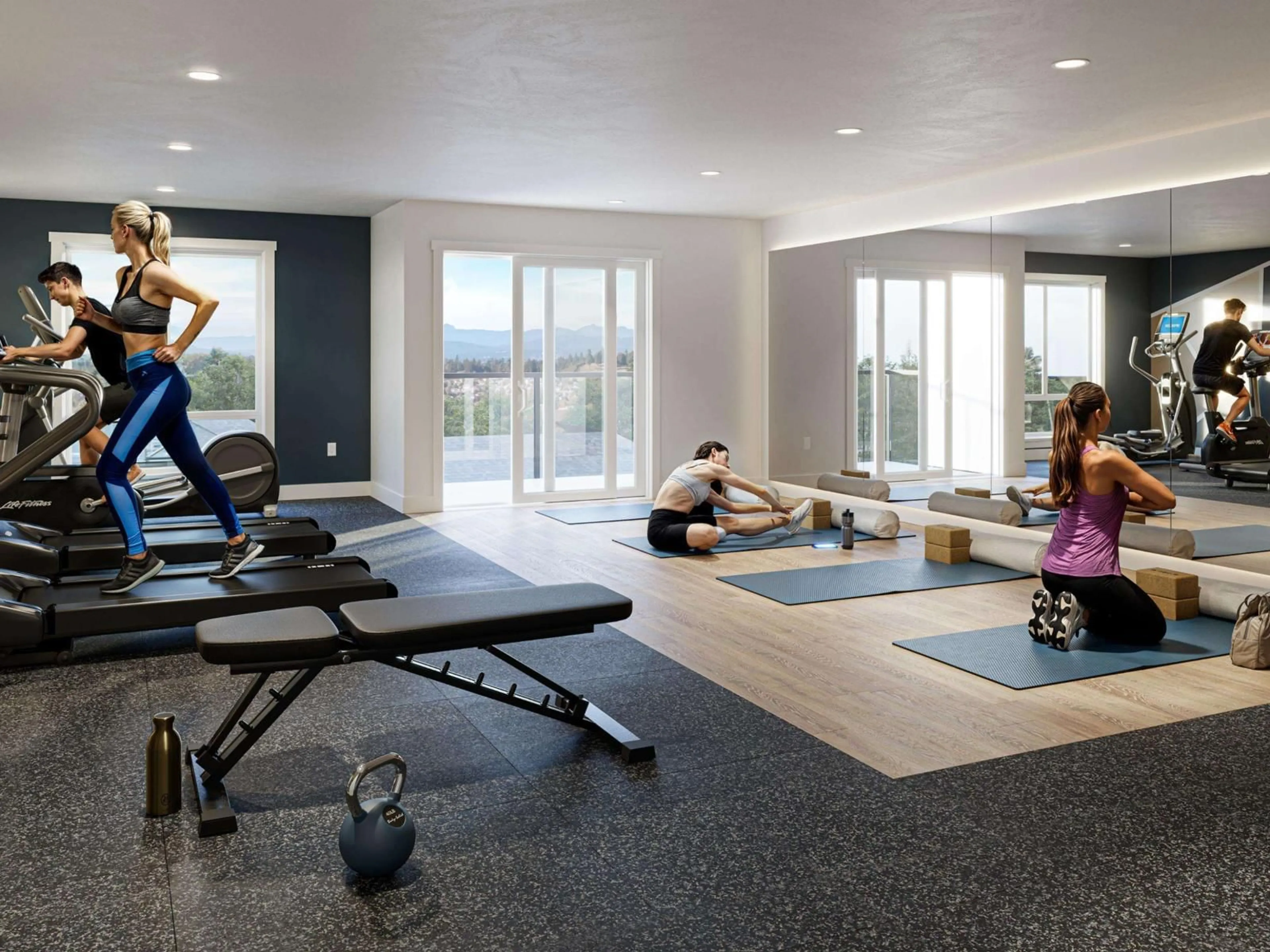 Gym or fitness room for 206 - 33919 GEORGE FERGUSON, Abbotsford British Columbia V0V1V0
