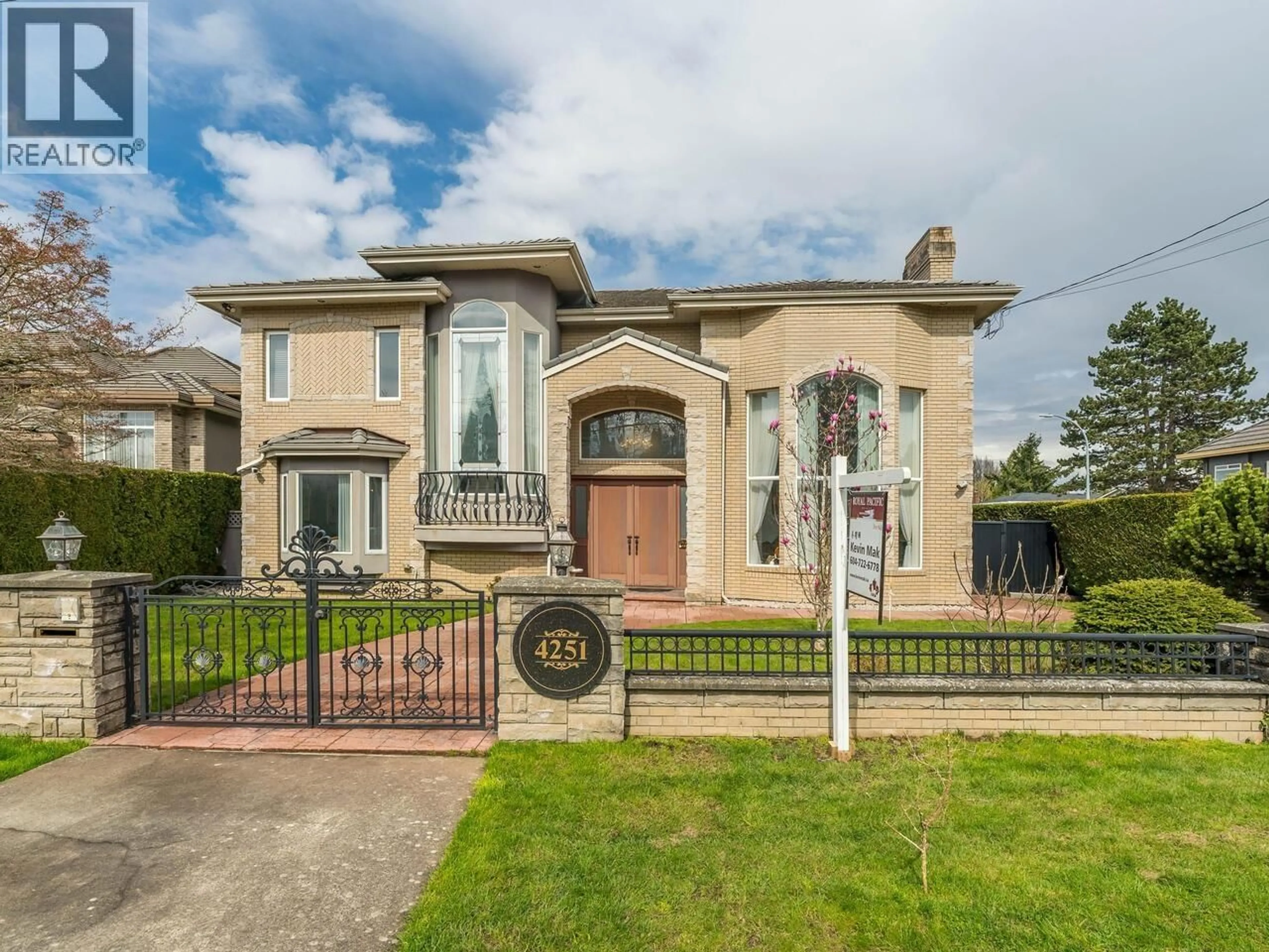 Home with brick exterior material, street for 4251 COLDFALL ROAD, Richmond British Columbia V7C1P7