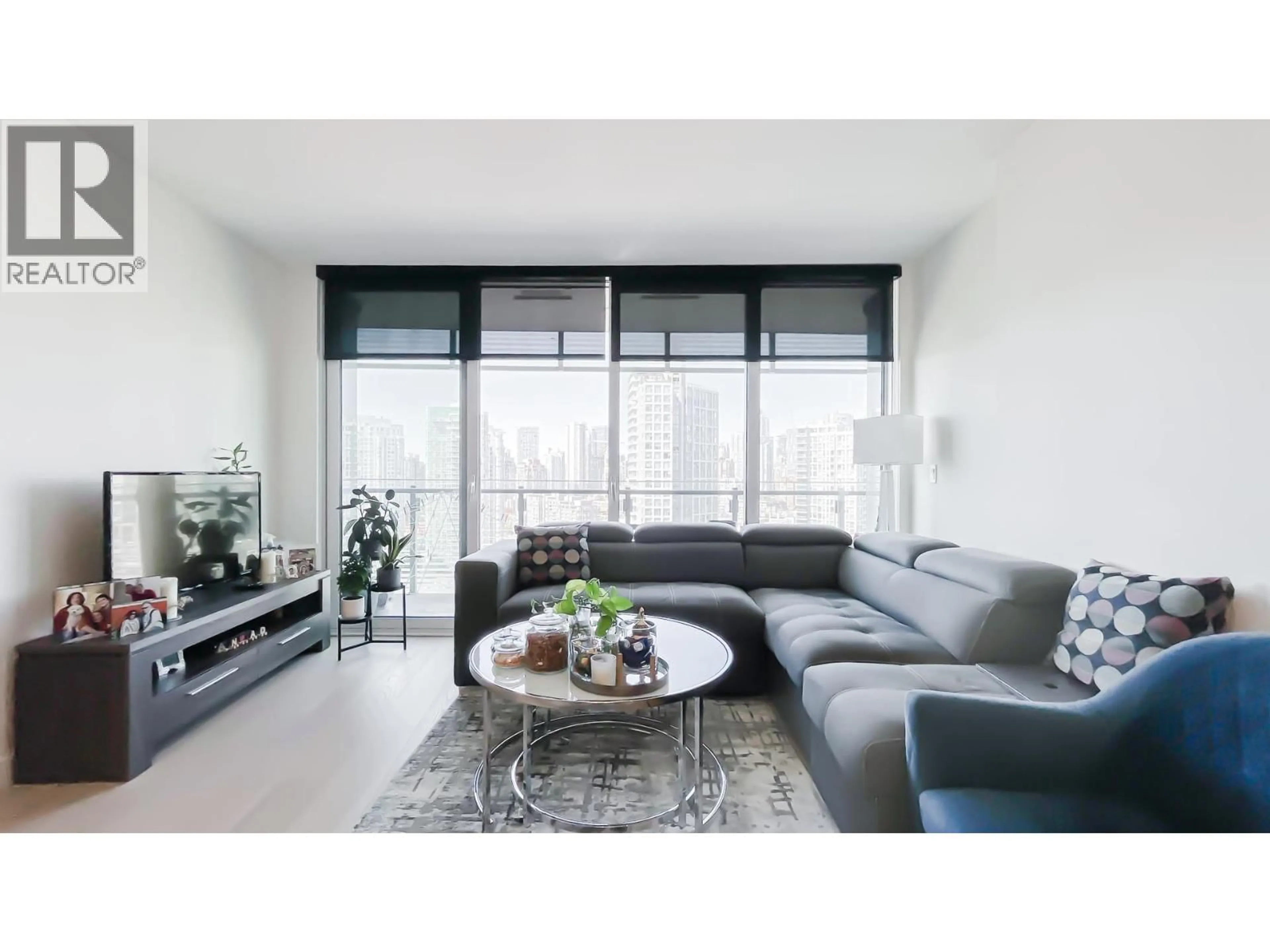 Living room with furniture, unknown for 2220 - 89 NELSON STREET, Vancouver British Columbia V6Z0E7