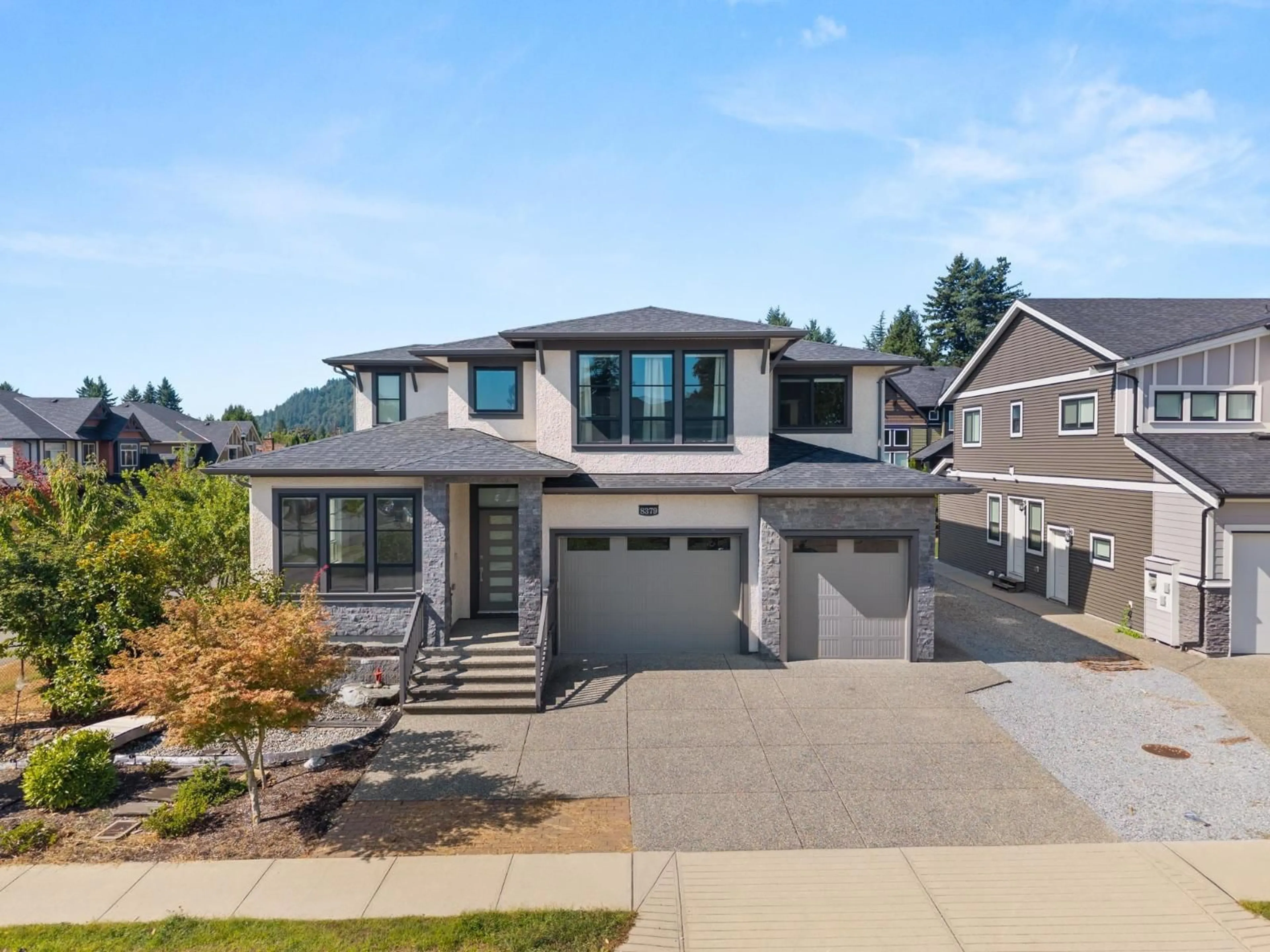 Home with brick exterior material, street for 8379 MCTAGGART, Mission British Columbia V2V0G3