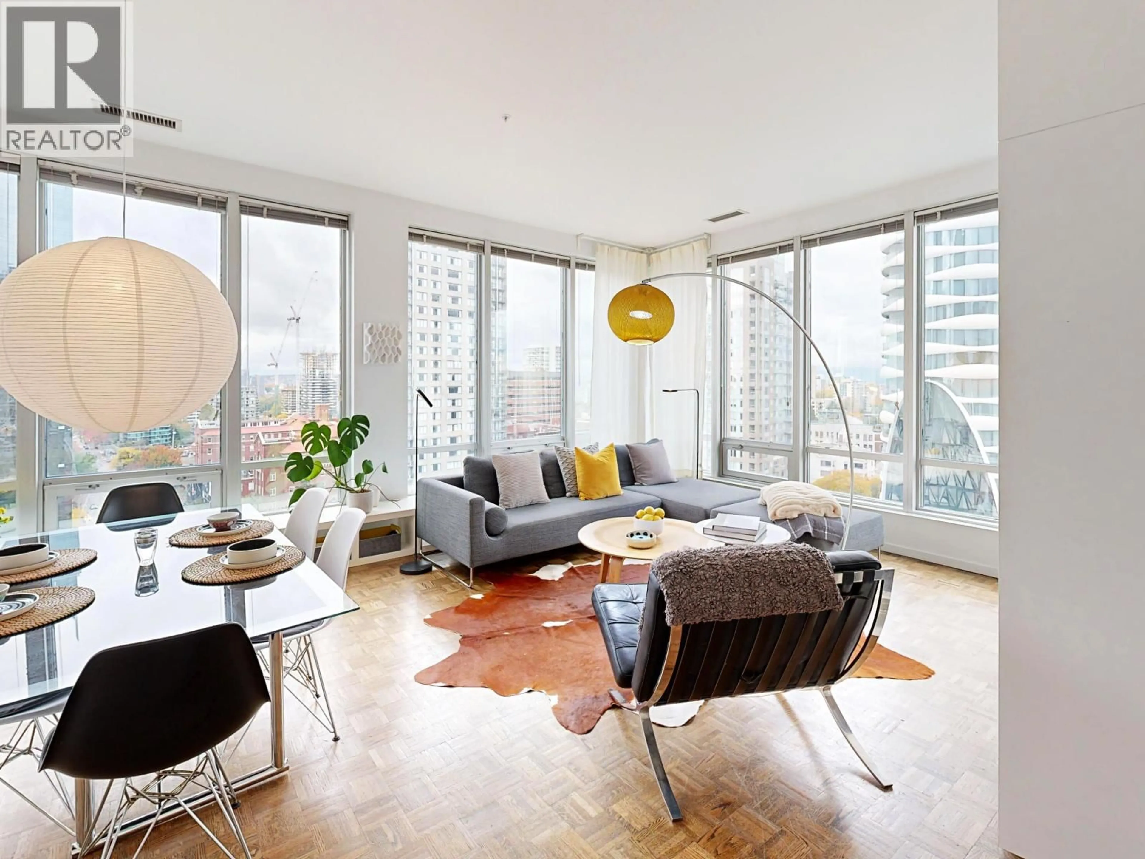 Living room with furniture, unknown for 1207 - 989 NELSON STREET, Vancouver British Columbia V6Z2S1