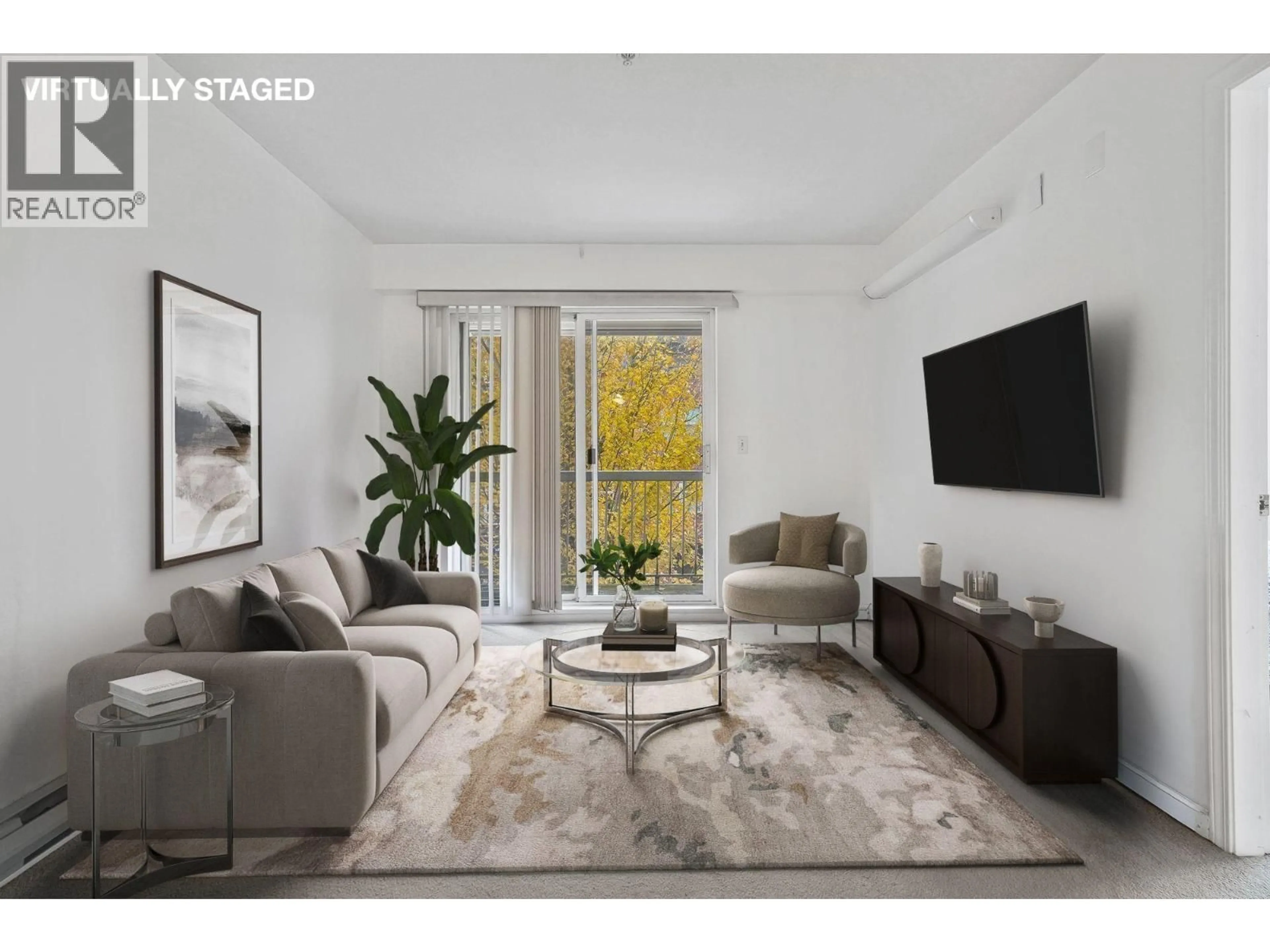 Living room with furniture, unknown for 211 - 3624 FRASER STREET, Vancouver British Columbia V5V4C8