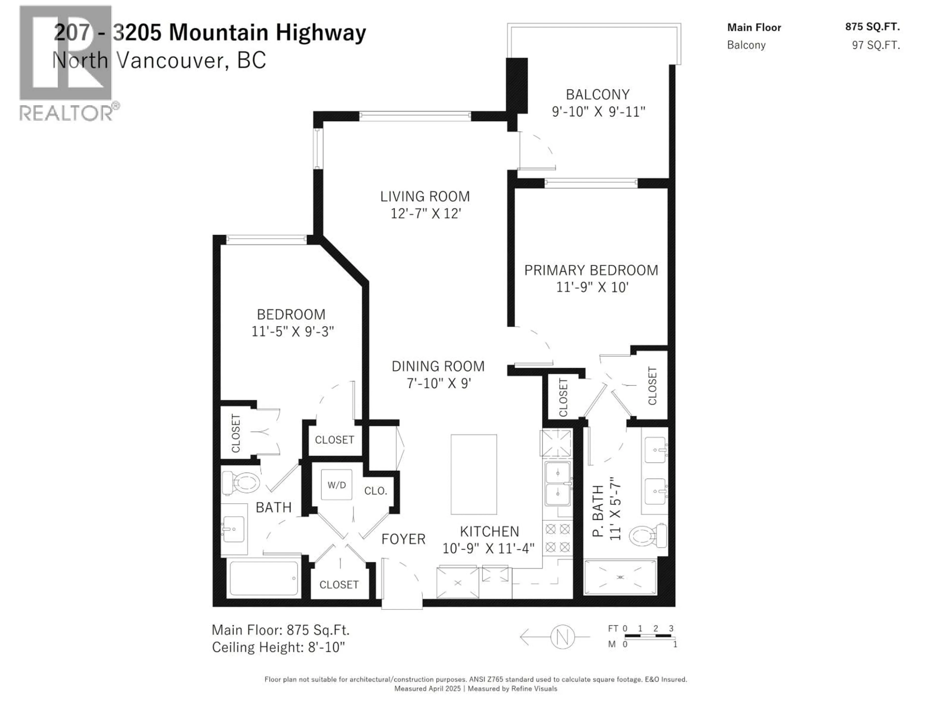 Floor plan for 207 - 3205 MOUNTAIN HIGHWAY, North Vancouver British Columbia V7K0A3