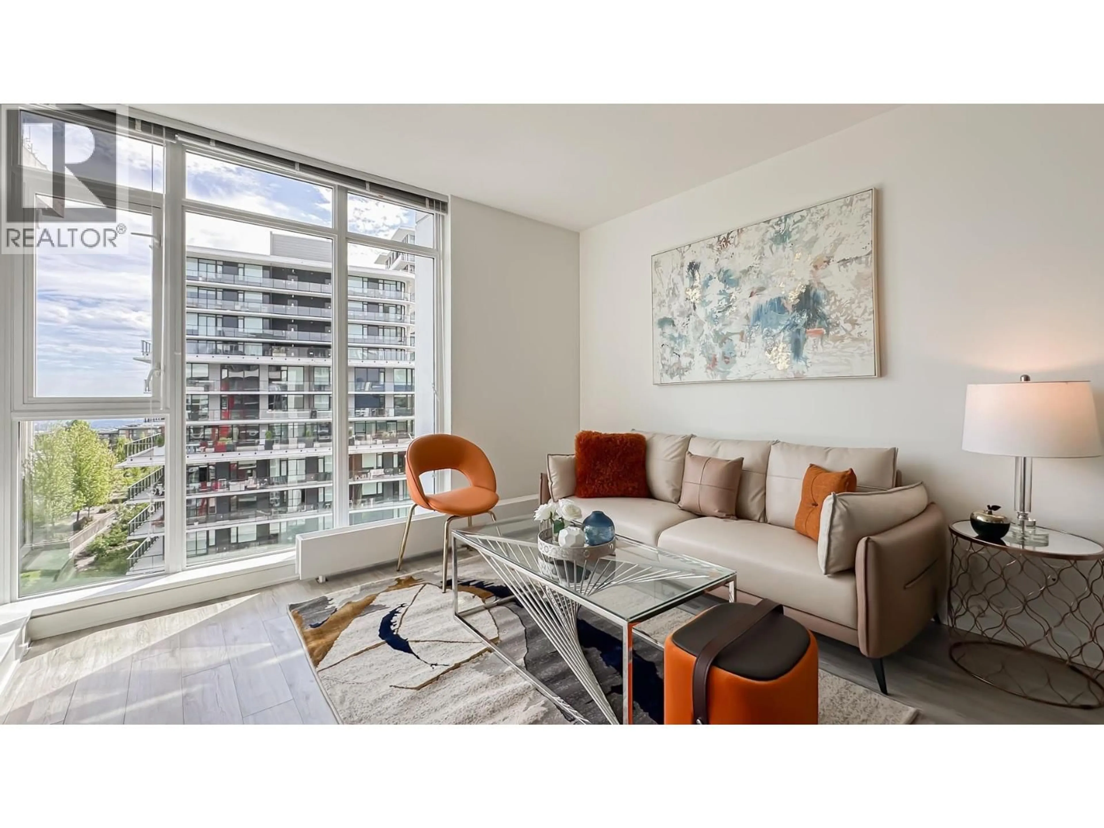 Living room with furniture, unknown for 1003 - 8940 UNIVERSITY CRESCENT, Burnaby British Columbia V5A4Y8