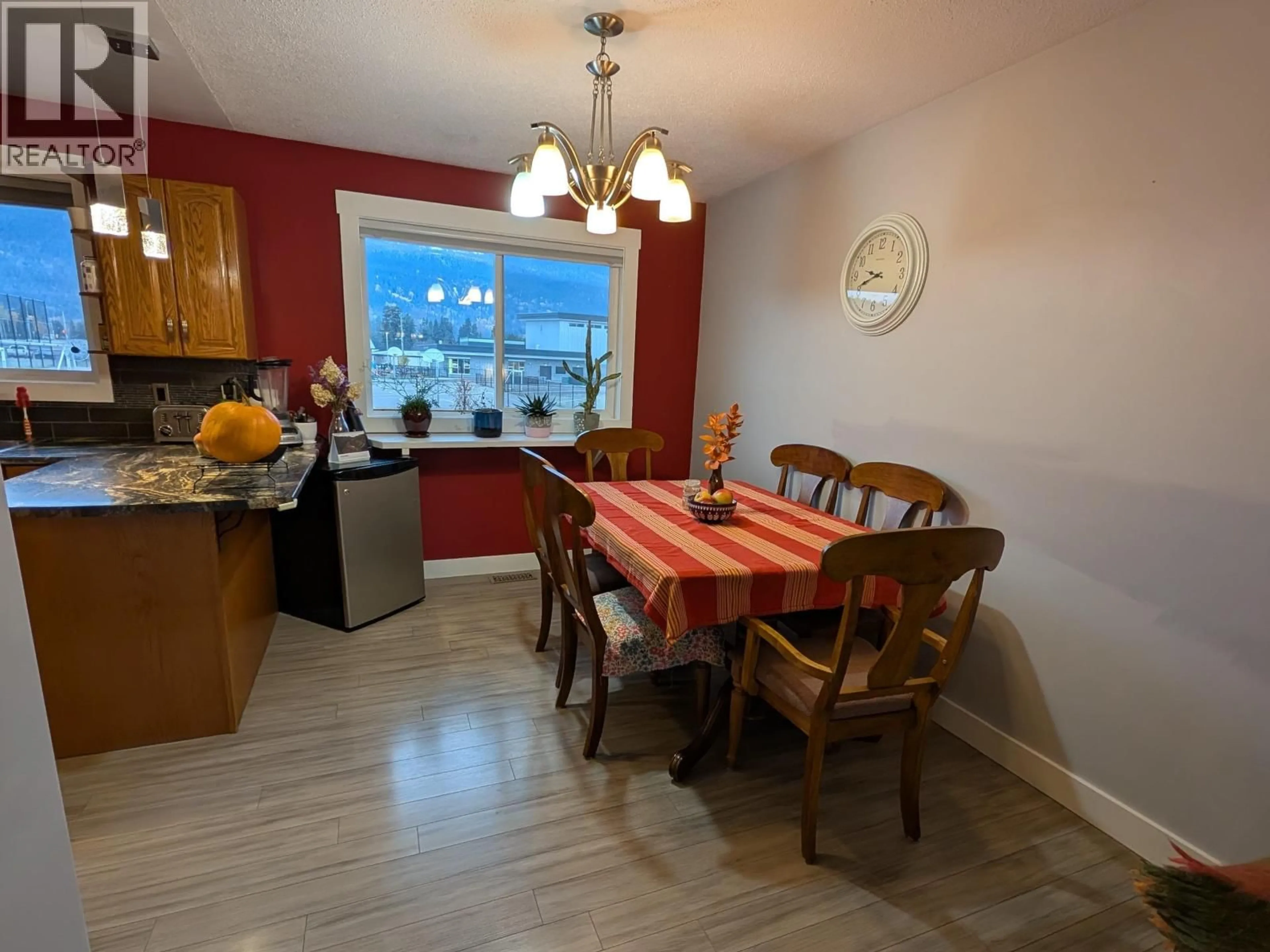 Dining room, wood/laminate floor for 1316 MORICE DRIVE, Smithers British Columbia V0J2N0