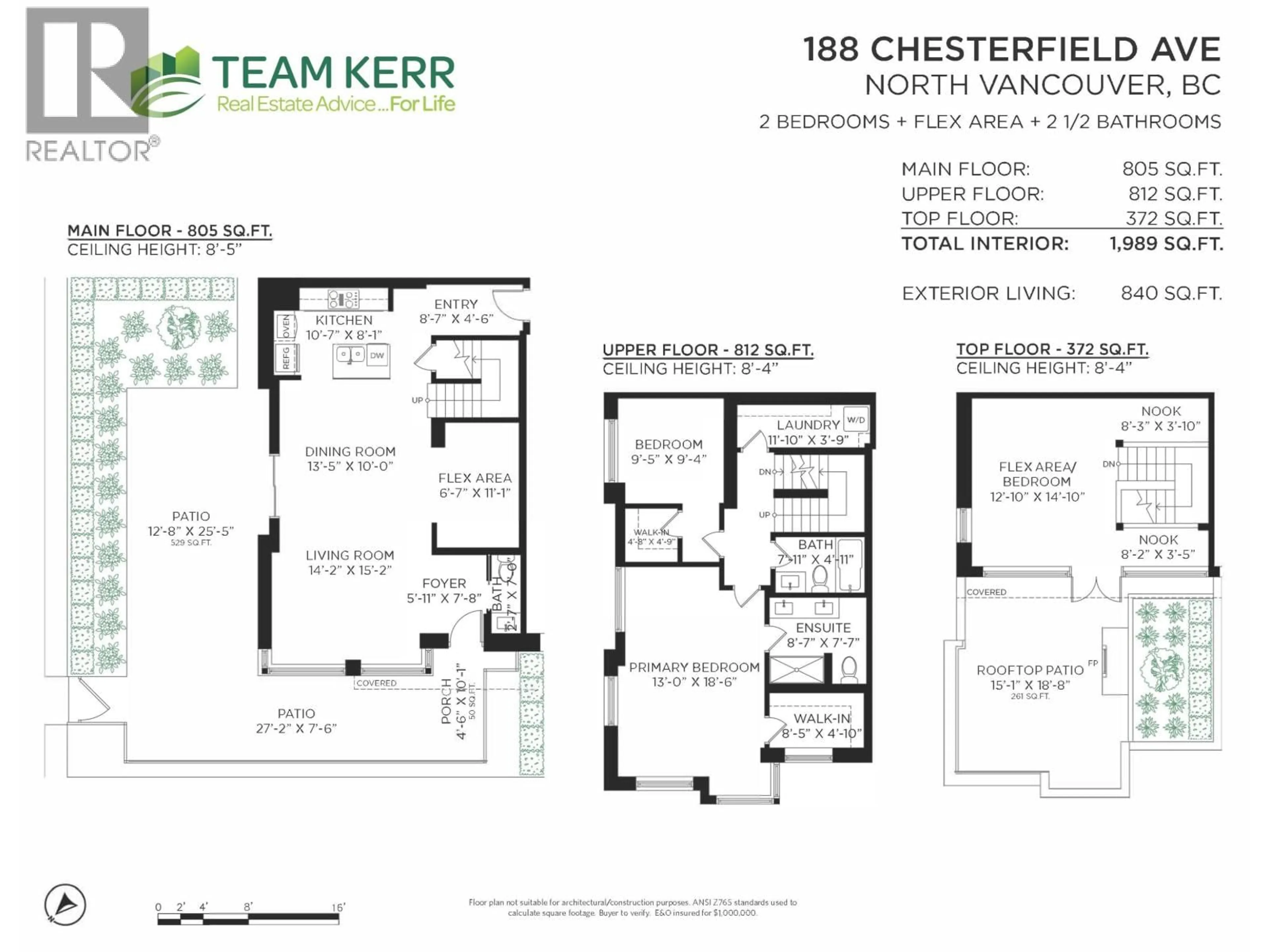 Floor plan for 188 CHESTERFIELD AVENUE, North Vancouver British Columbia V7M0A4