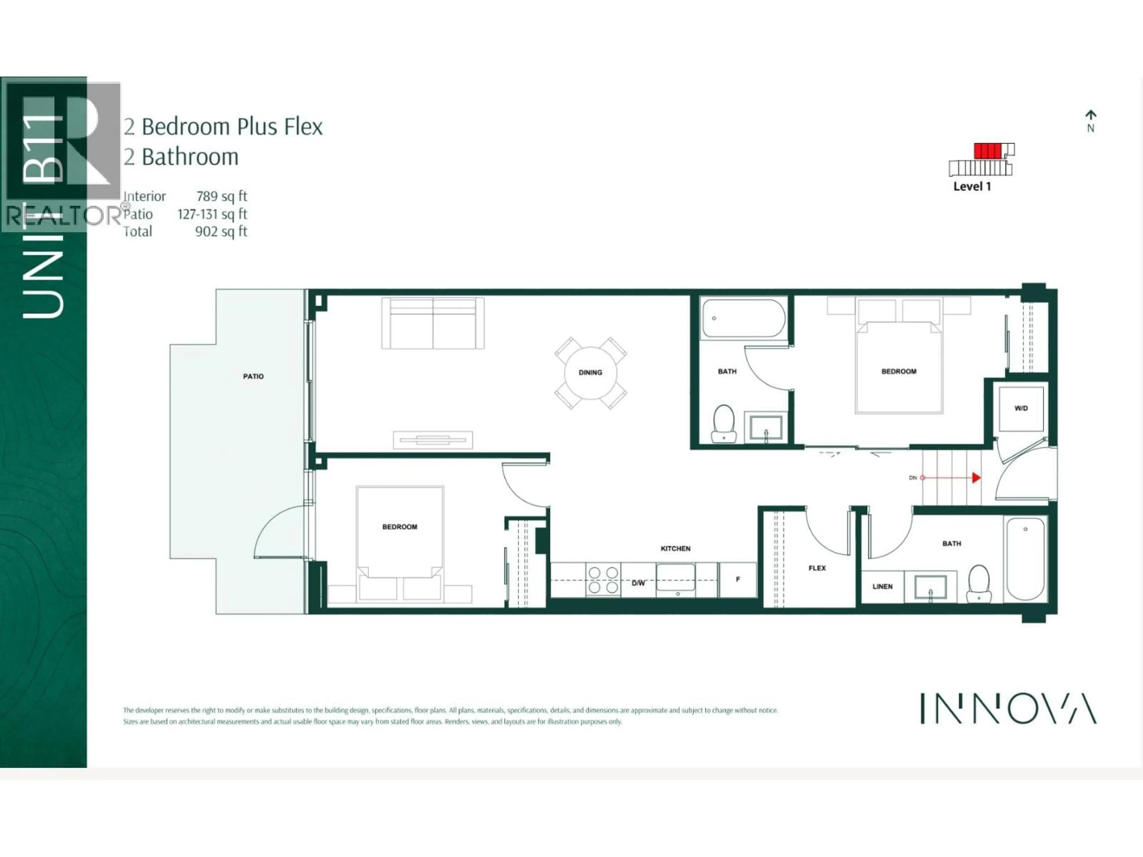 Floor plan for 117 - 422 3RD STREET, North Vancouver British Columbia V7L0K1