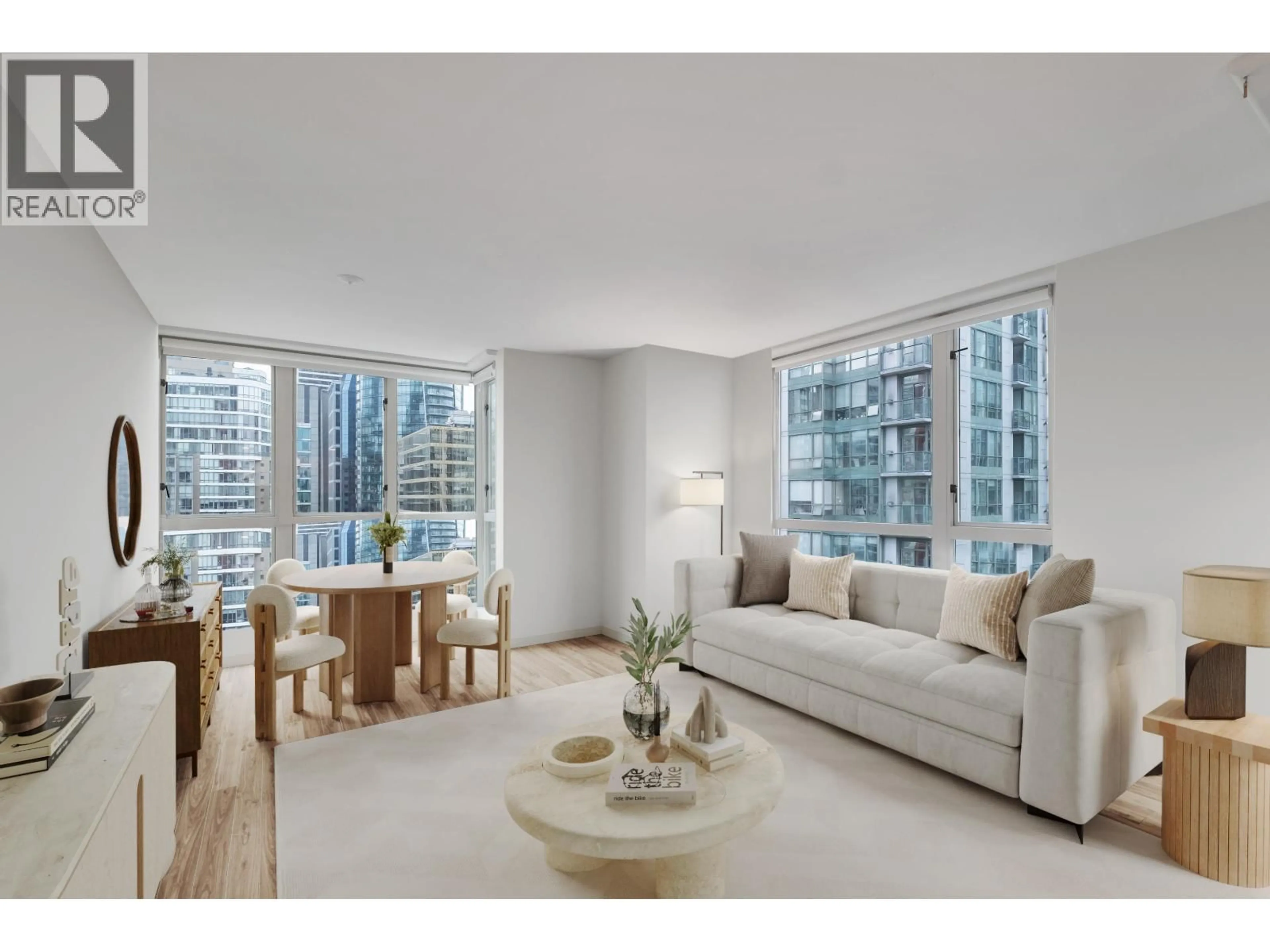 Living room with furniture, unknown for 2206 - 1238 MELVILLE AVENUE, Vancouver British Columbia V6E4N2