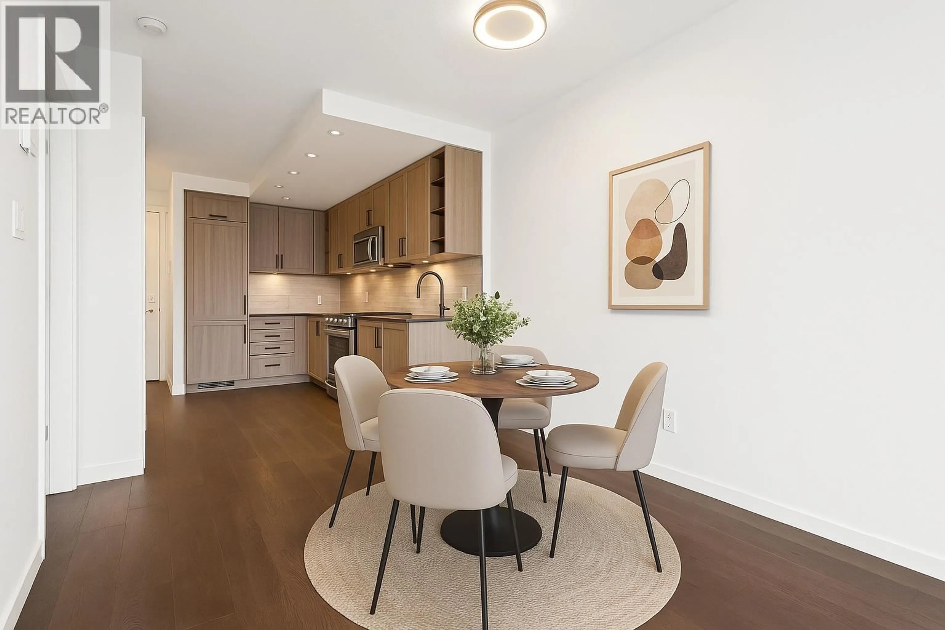 Dining room, wood/laminate floor for 2003 - 5515 BOUNDARY ROAD, Vancouver British Columbia V5R0E3